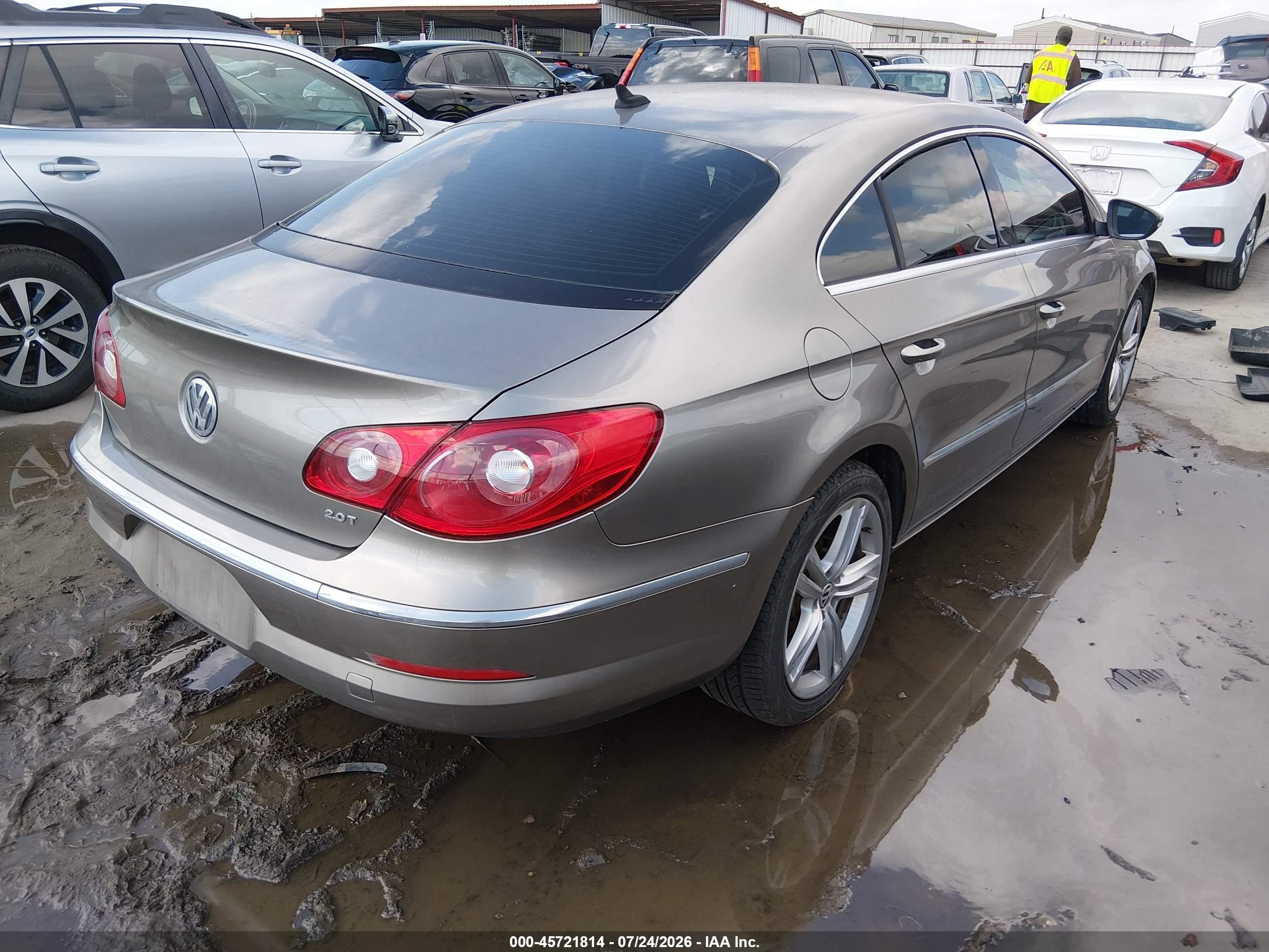 2012 Volkswagen Cc Lux Champagne vin: WVWHN7AN9CE510183