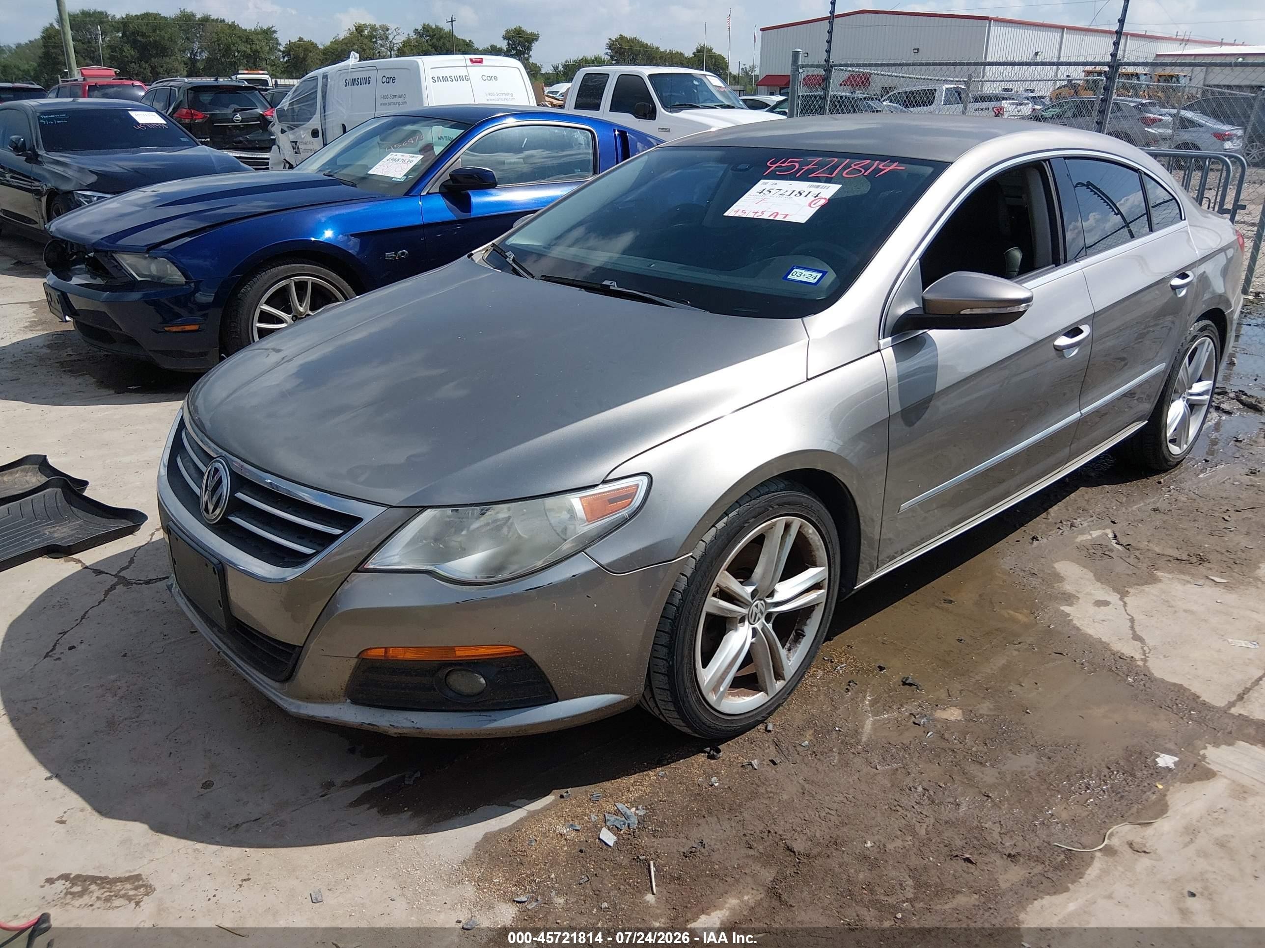 2012 Volkswagen Cc Lux Champagne vin: WVWHN7AN9CE510183