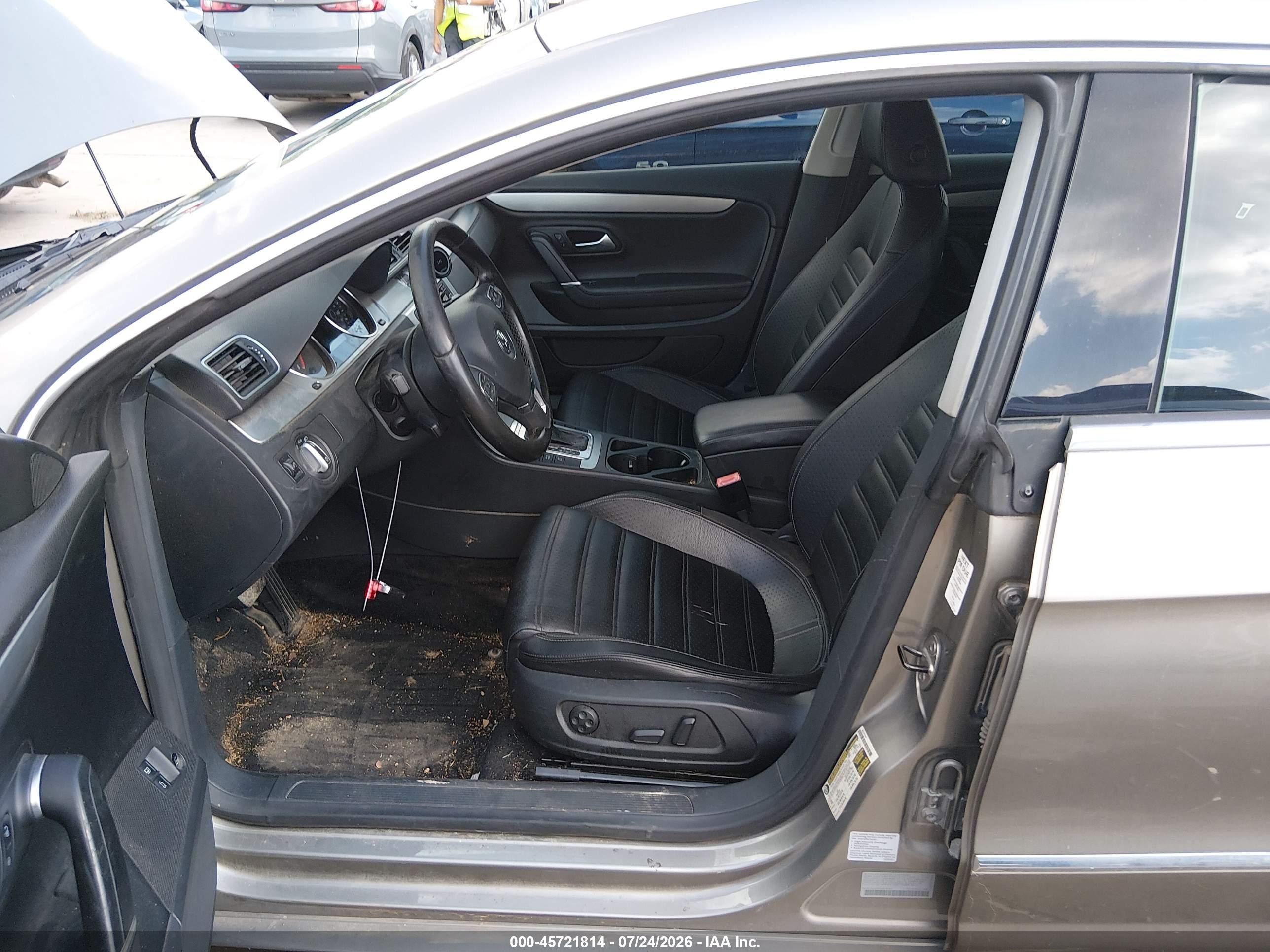 2012 Volkswagen Cc Lux Champagne vin: WVWHN7AN9CE510183