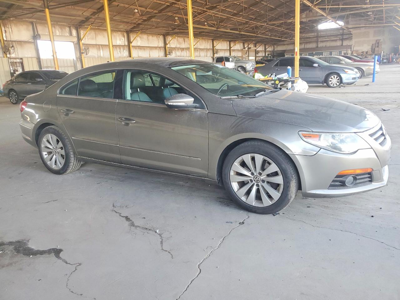 2011 Volkswagen Cc Luxury Gray vin: WVWHP7AN1BE705607