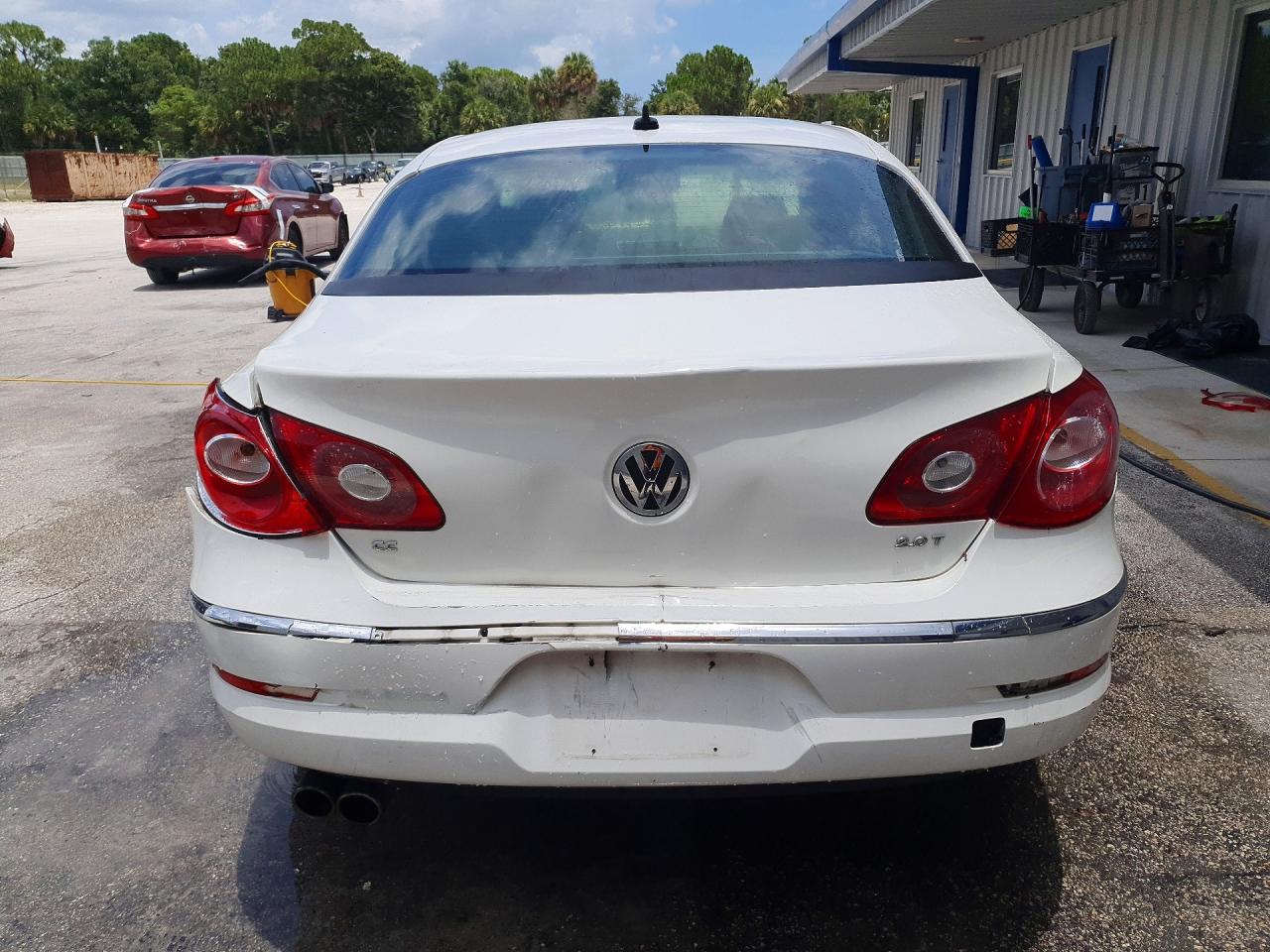 2012 Volkswagen Cc Luxury White vin: WVWHP7AN1CE511953