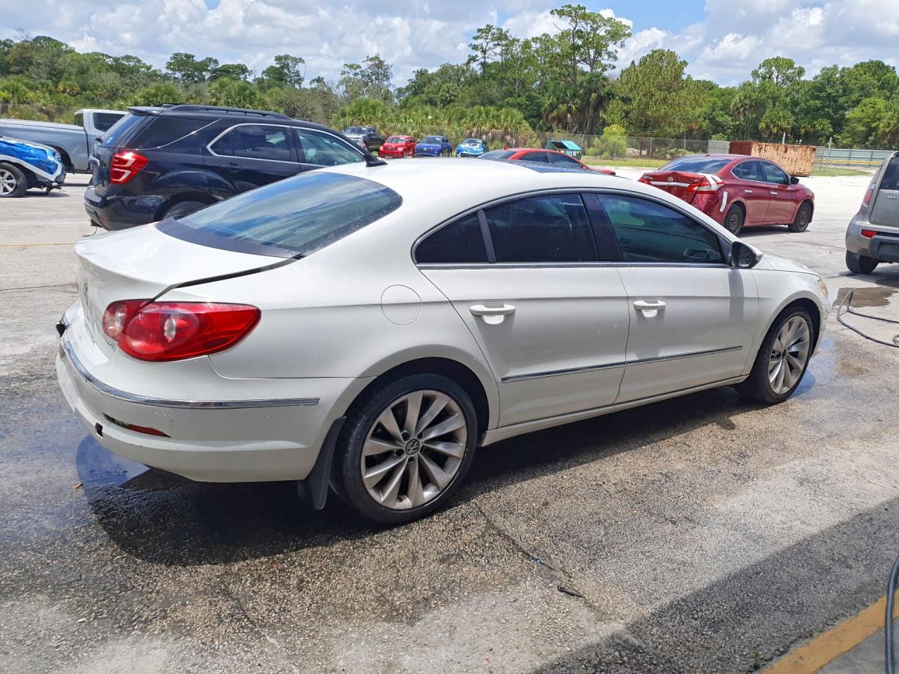 2012 Volkswagen Cc Luxury White vin: WVWHP7AN1CE511953