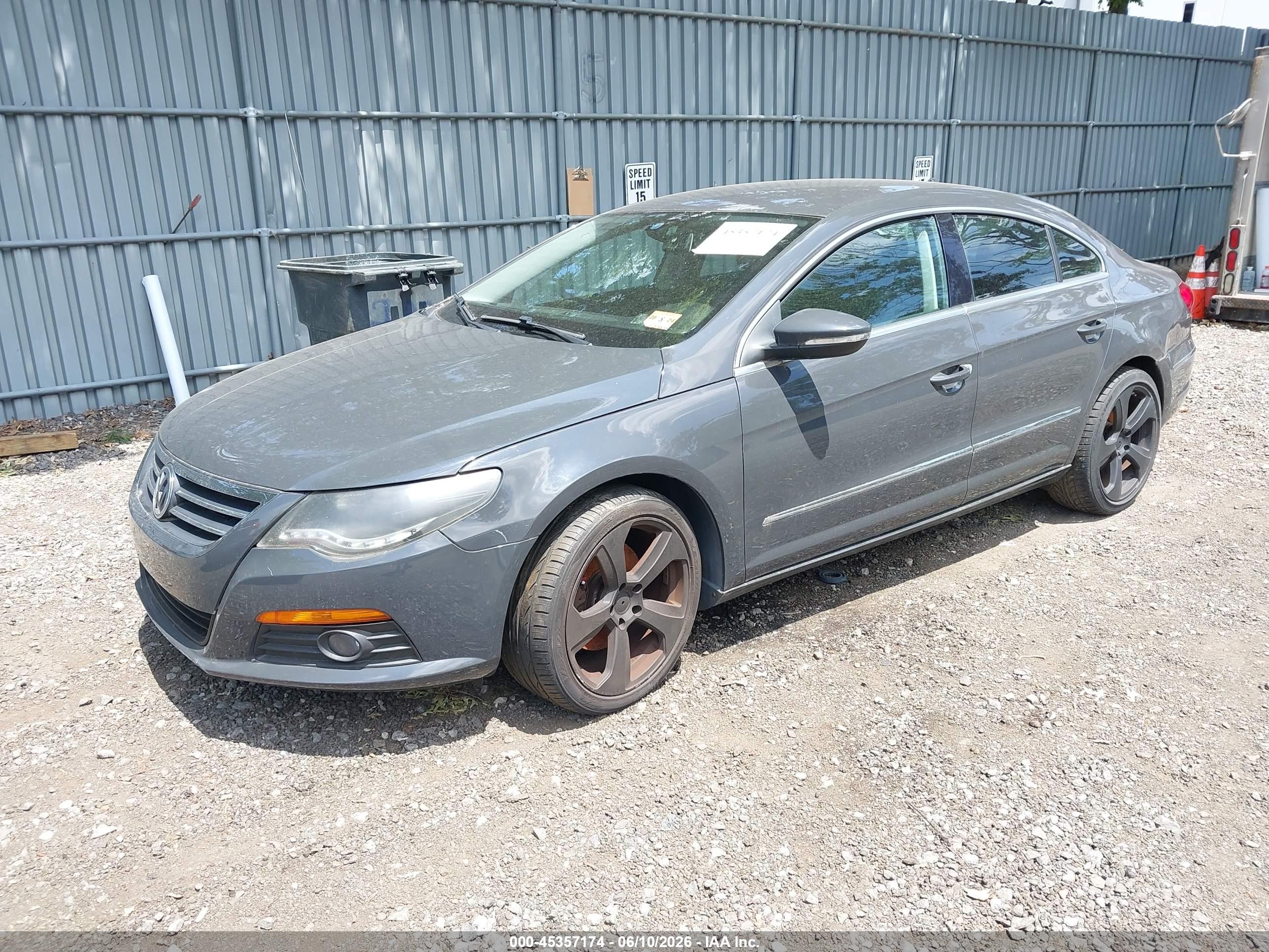 2012 Volkswagen Cc Lux Gray vin: WVWHP7AN2CE522427