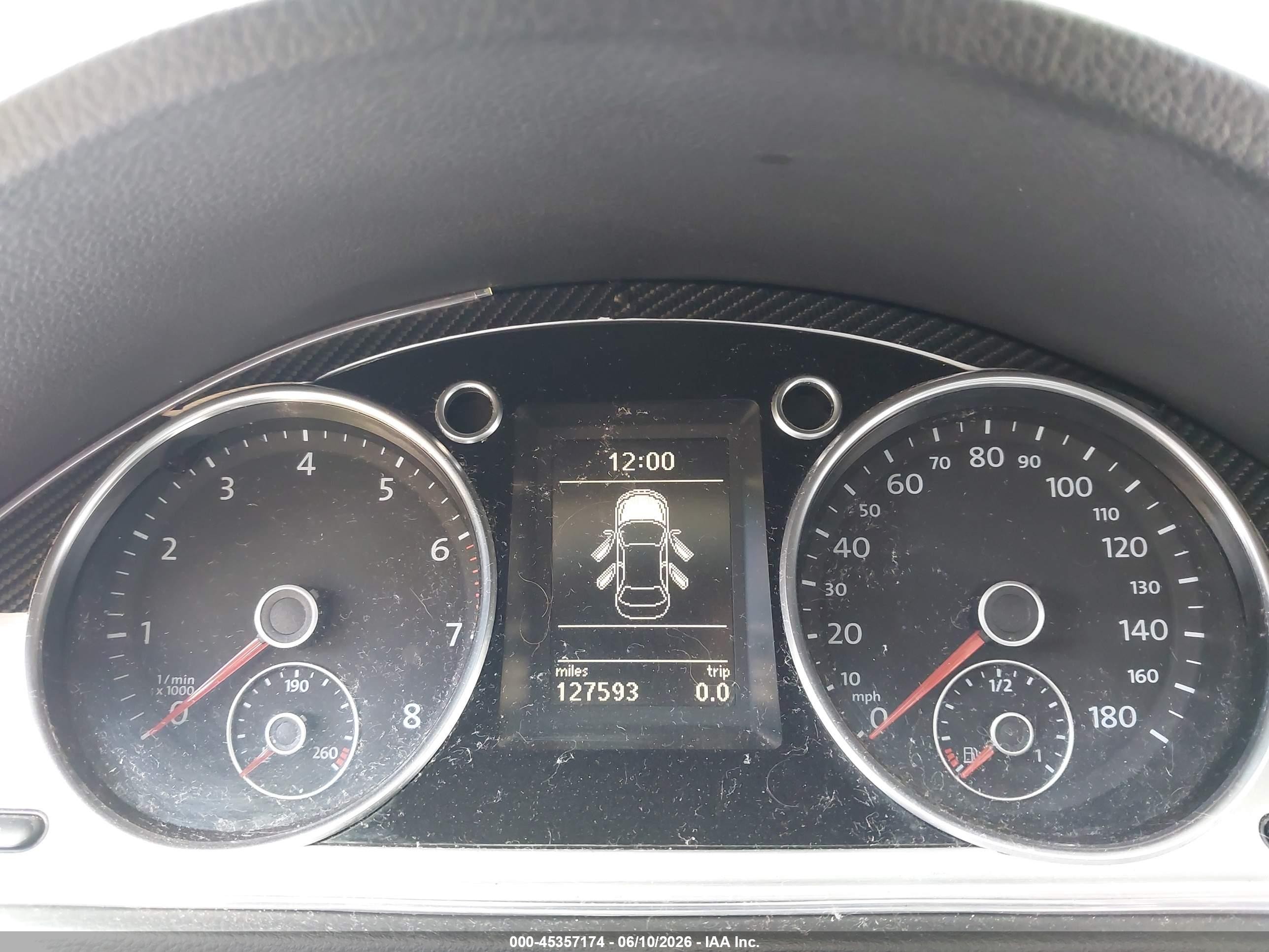 2012 Volkswagen Cc Lux Gray vin: WVWHP7AN2CE522427