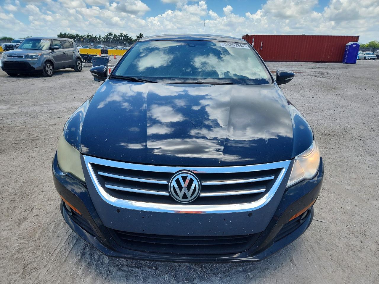 2010 Volkswagen Cc Luxury Black vin: WVWHP7AN3AE535216