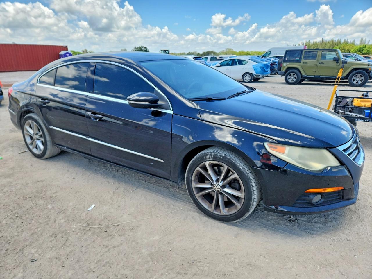 2010 Volkswagen Cc Luxury Black vin: WVWHP7AN3AE535216