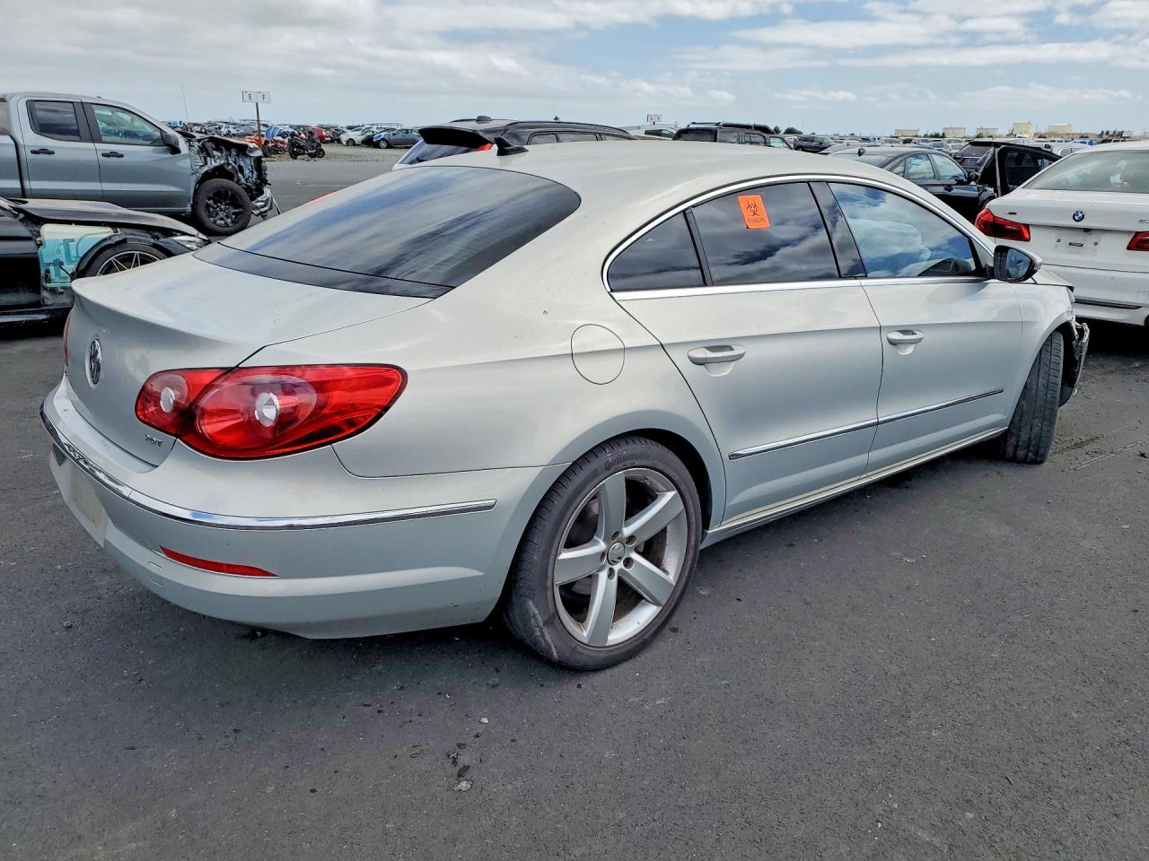 2012 Volkswagen Cc Luxury Silver vin: WVWHP7AN4CE500266