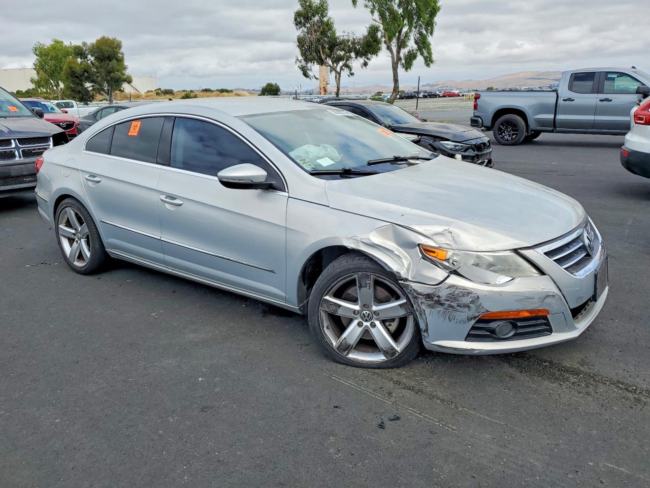 2012 Volkswagen Cc Luxury Silver vin: WVWHP7AN4CE500266