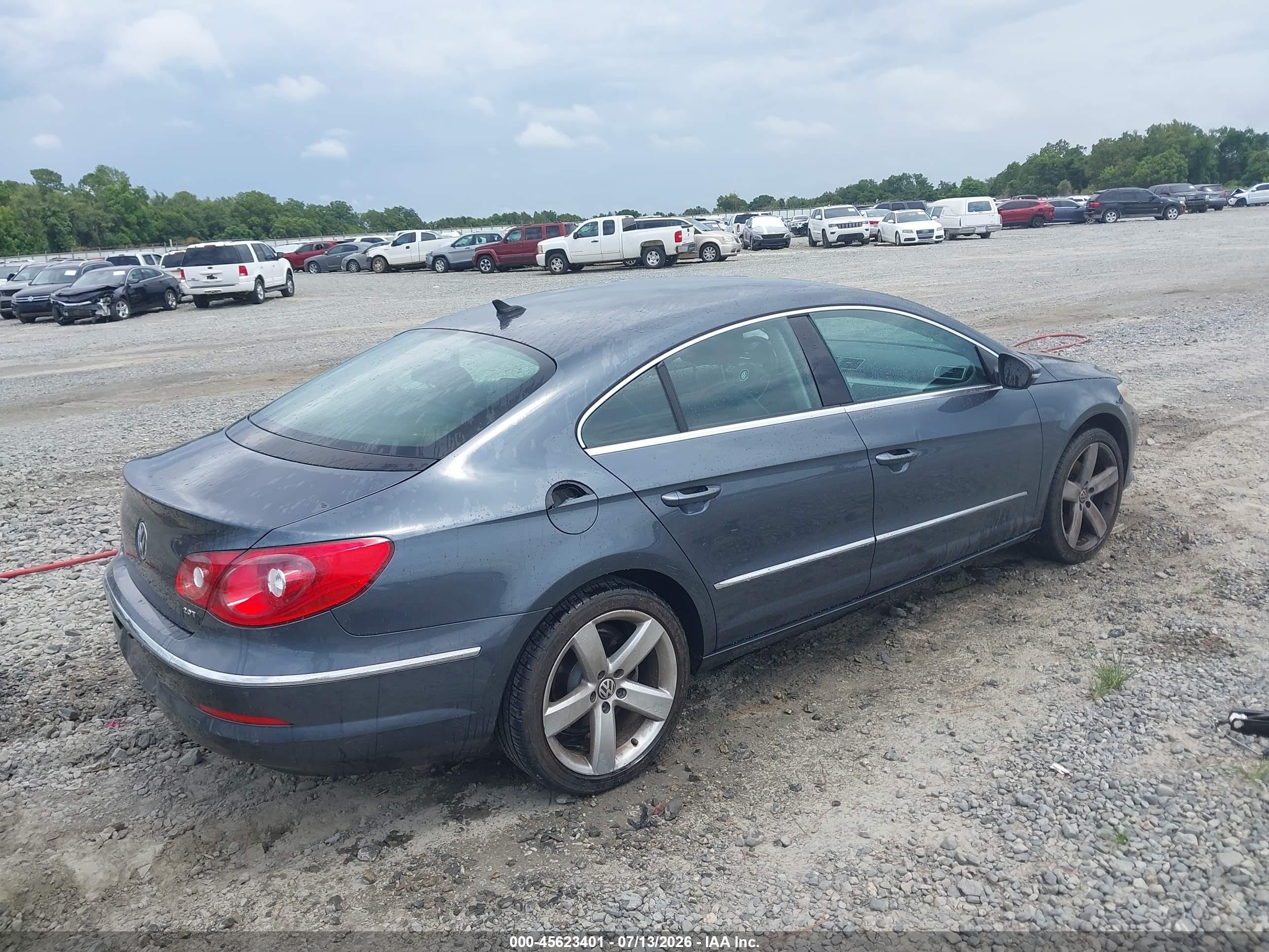 2012 Volkswagen Cc Lux Blue vin: WVWHP7AN5CE527427
