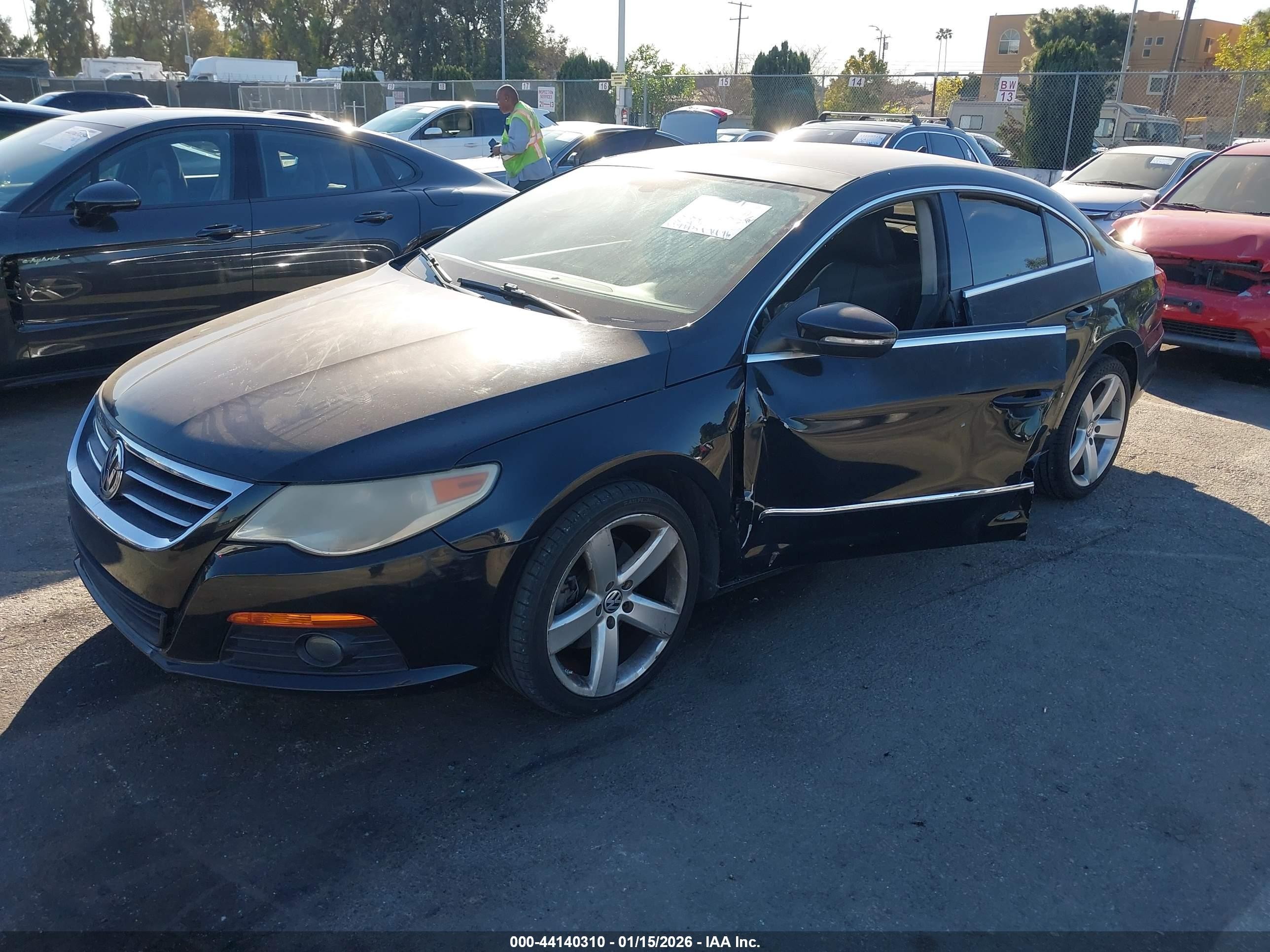 2012 Volkswagen Cc Lux Plus Black vin: WVWHP7AN5CE552165