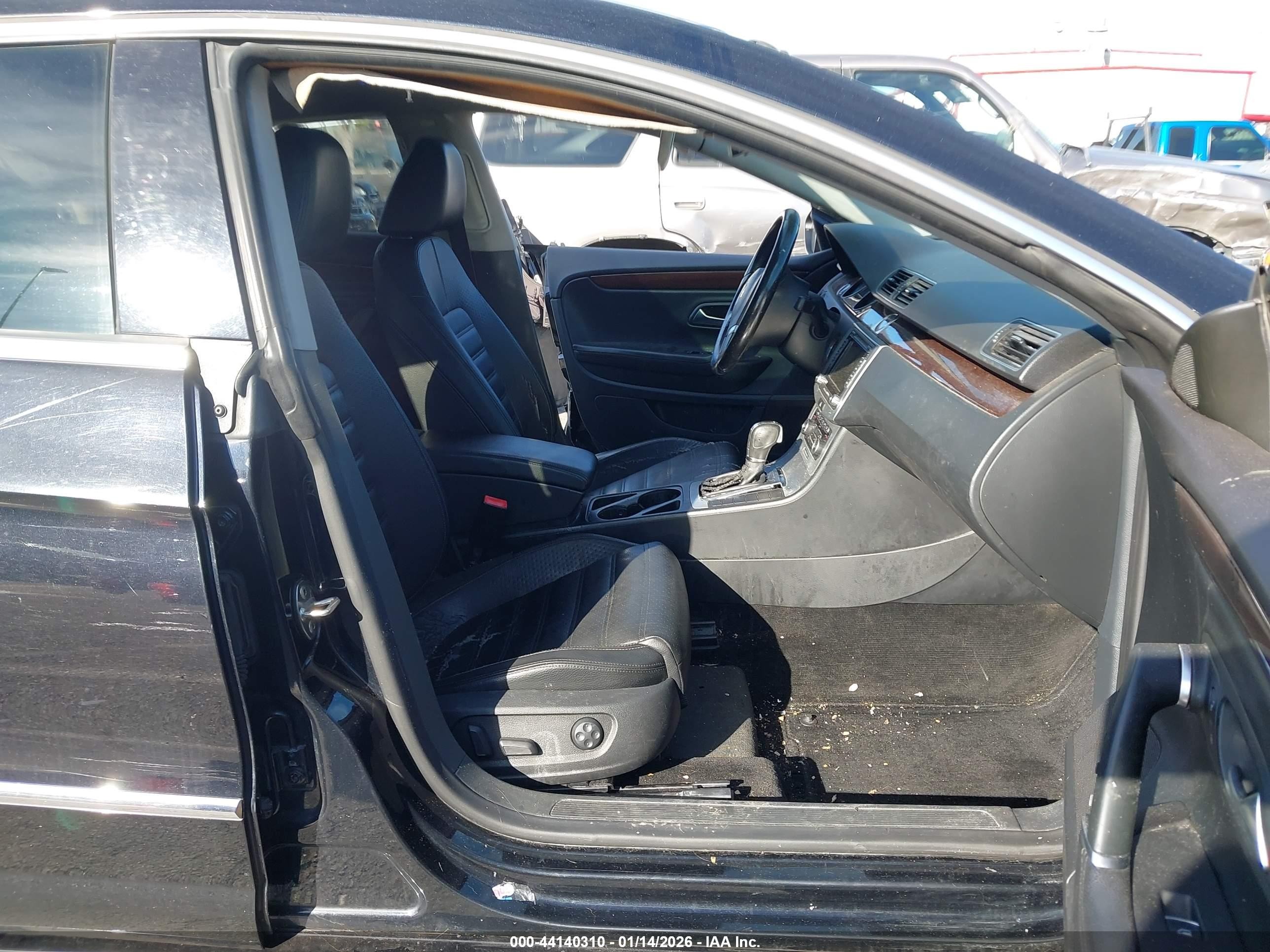 2012 Volkswagen Cc Lux Plus Black vin: WVWHP7AN5CE552165