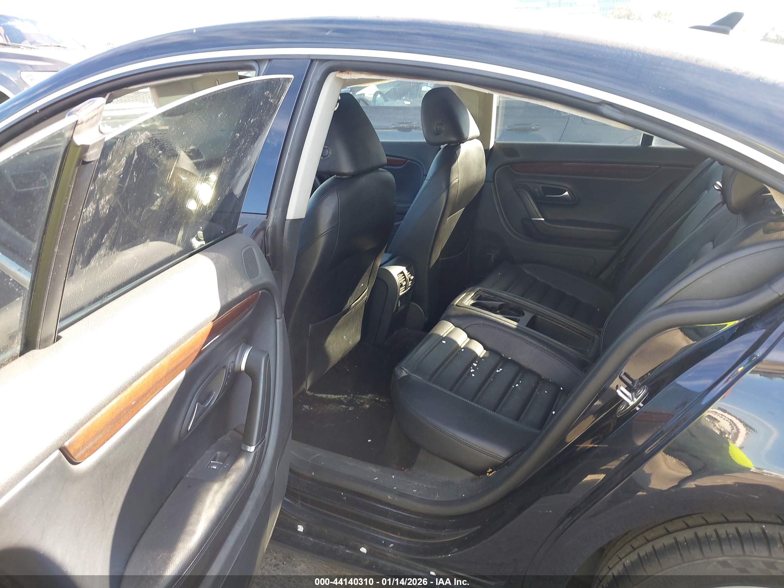 2012 Volkswagen Cc Lux Plus Black vin: WVWHP7AN5CE552165