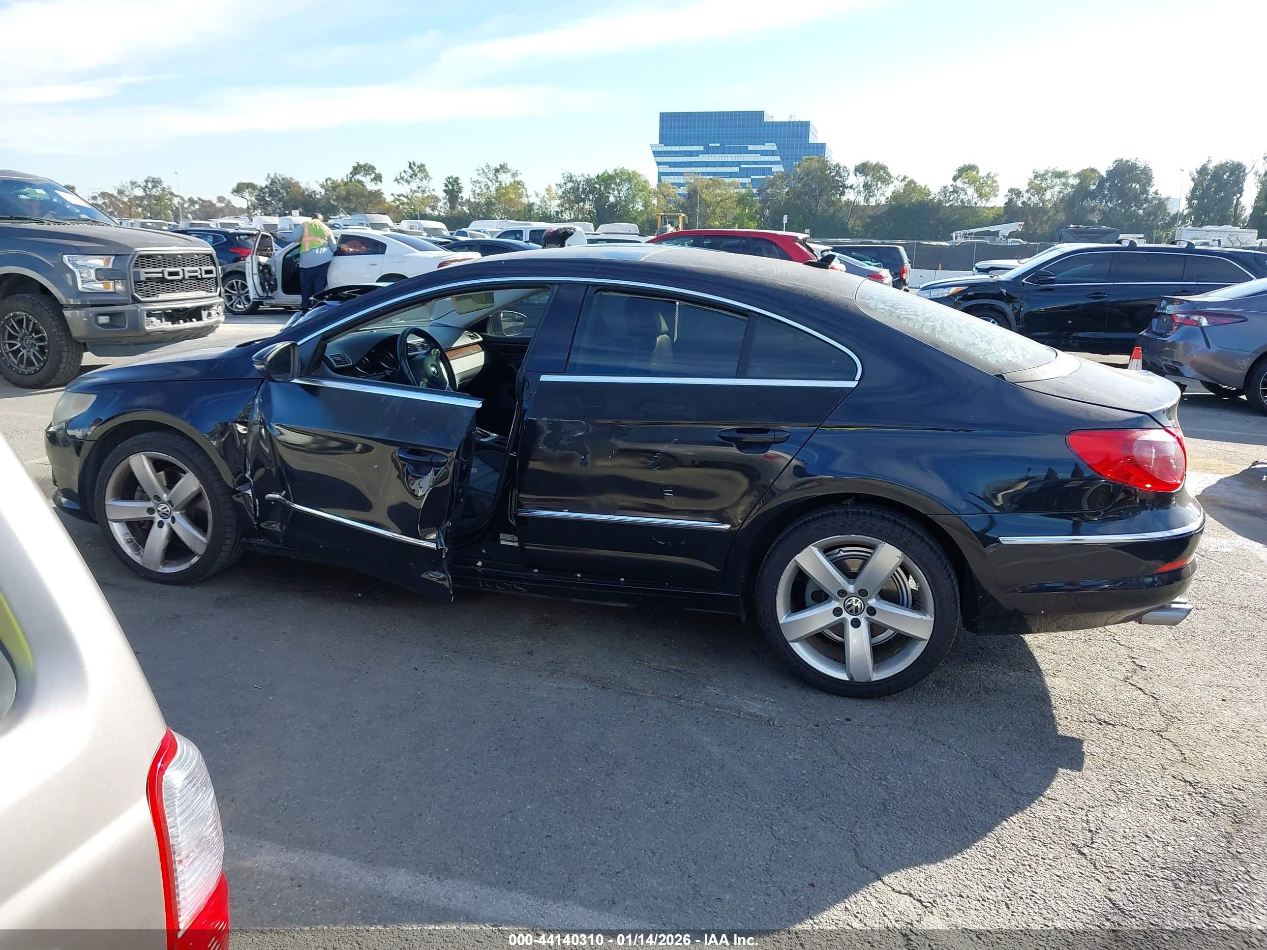 2012 Volkswagen Cc Lux Plus Black vin: WVWHP7AN5CE552165