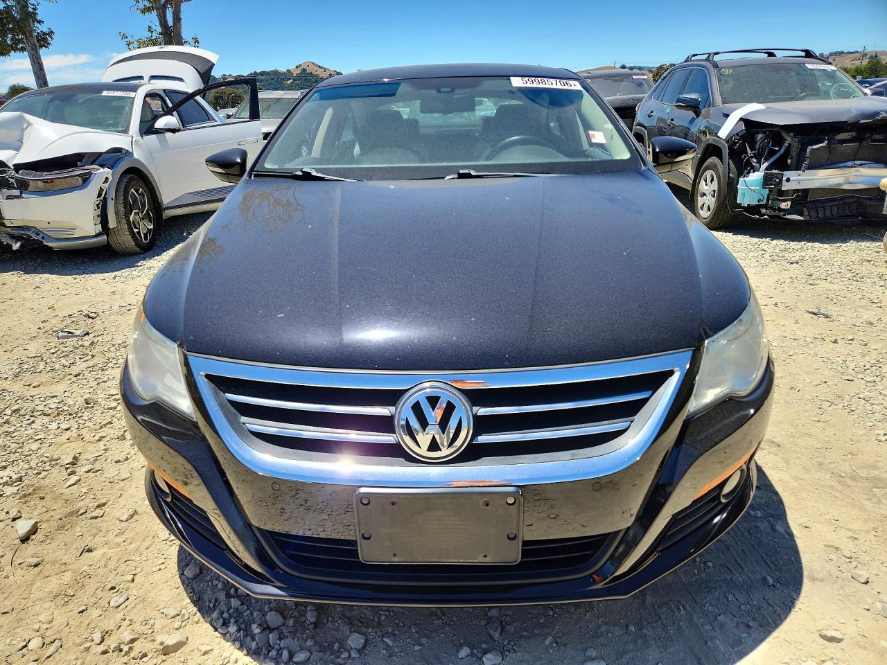 2010 Volkswagen Cc Luxury Синий vin: WVWHP7AN6AE541480