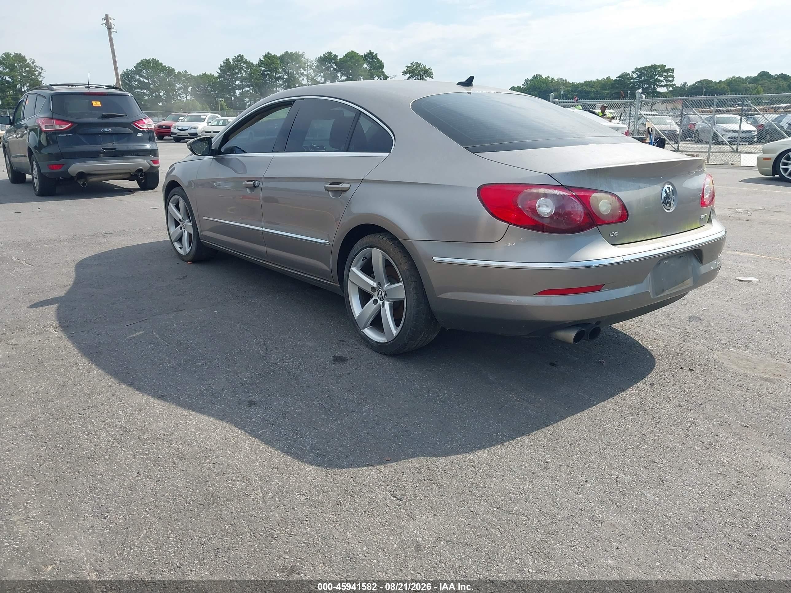 2012 Volkswagen Cc Lux Beige vin: WVWHP7AN6CE508403