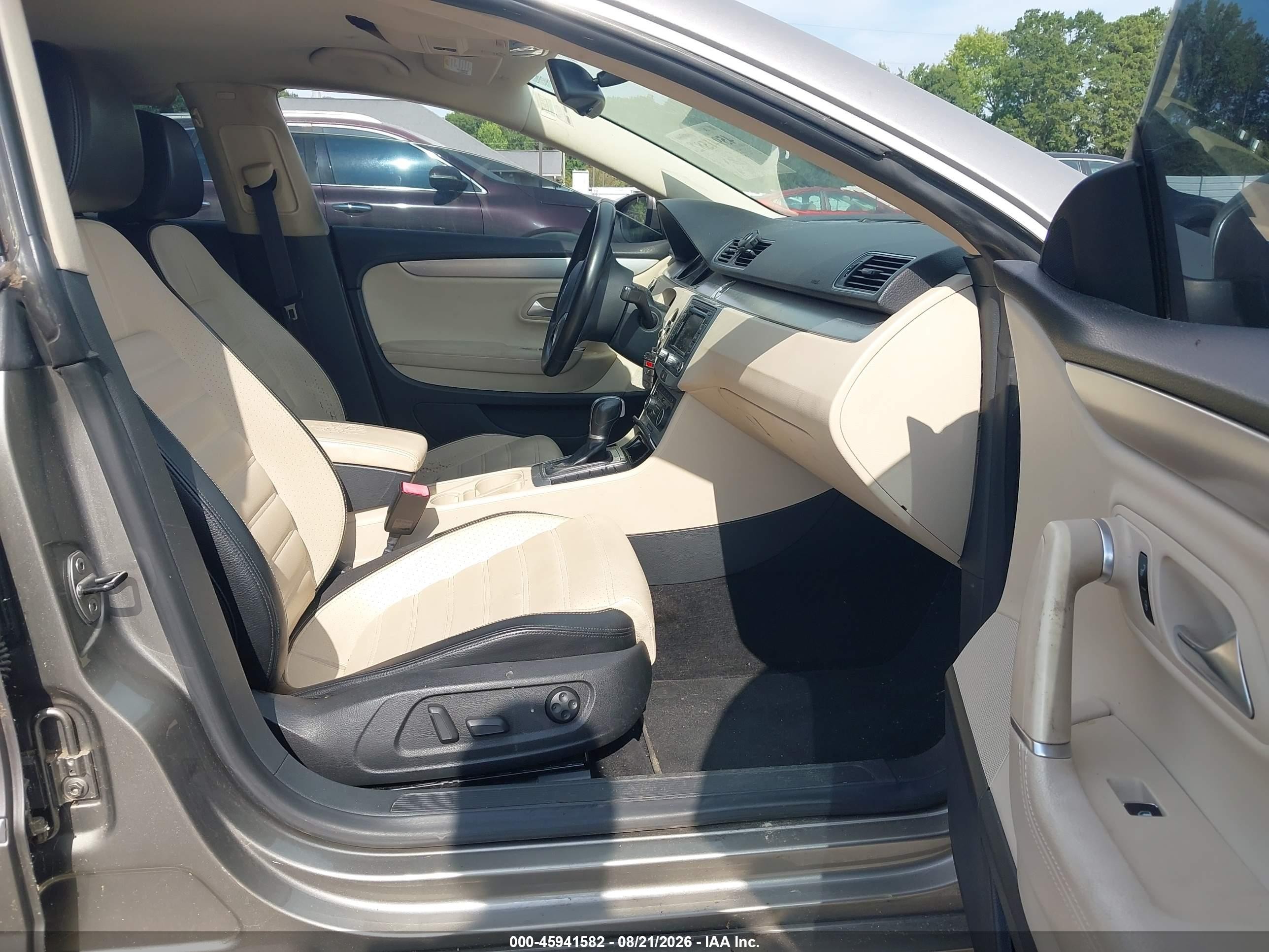 2012 Volkswagen Cc Lux Beige vin: WVWHP7AN6CE508403
