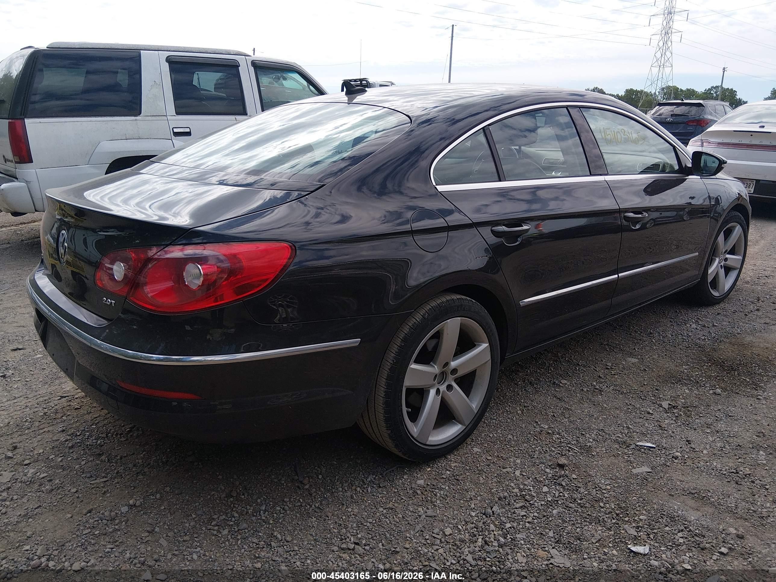 2012 Volkswagen Cc Lux Plus Черный vin: WVWHP7AN8CE523677