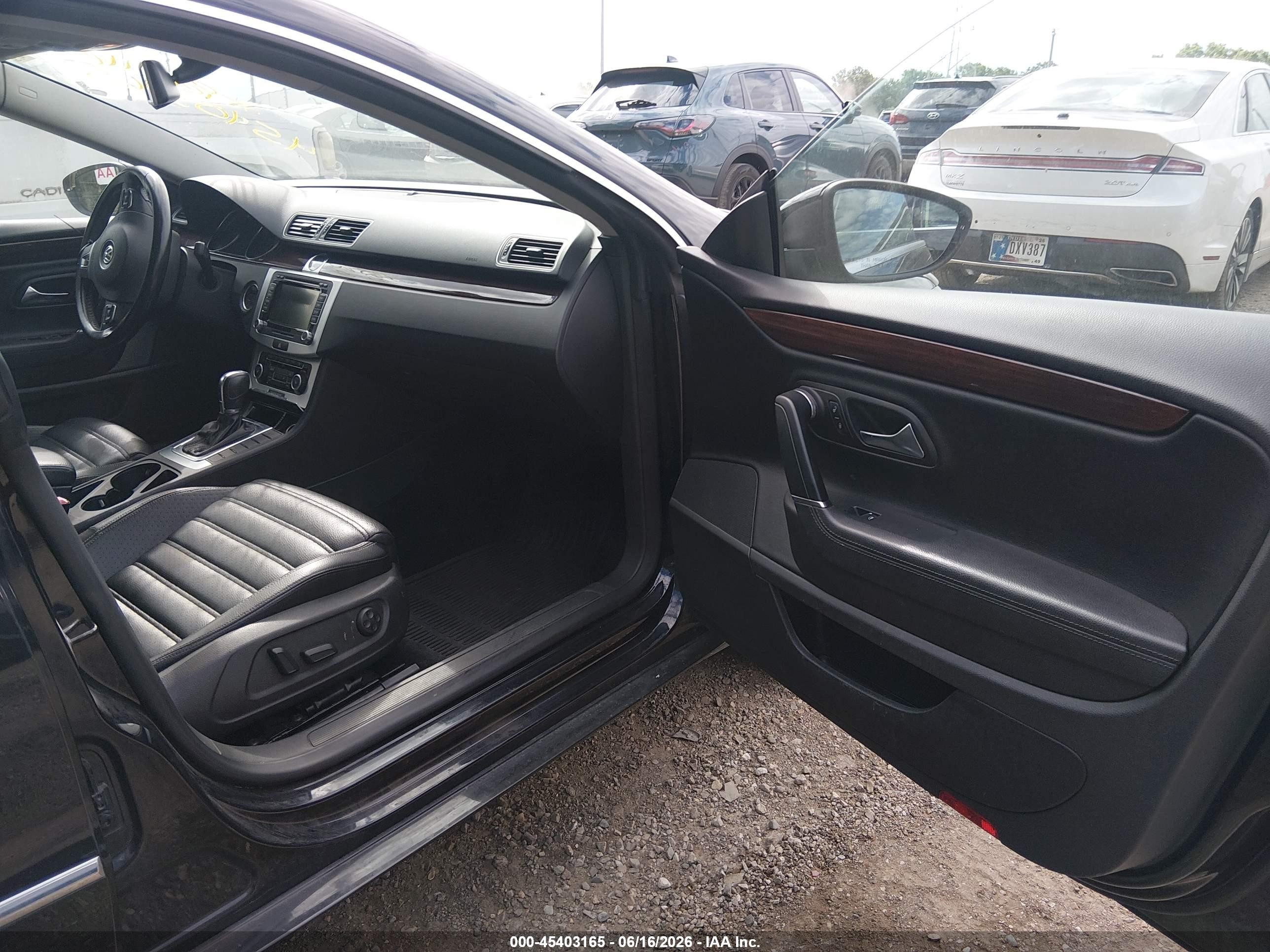 2012 Volkswagen Cc Lux Plus Черный vin: WVWHP7AN8CE523677