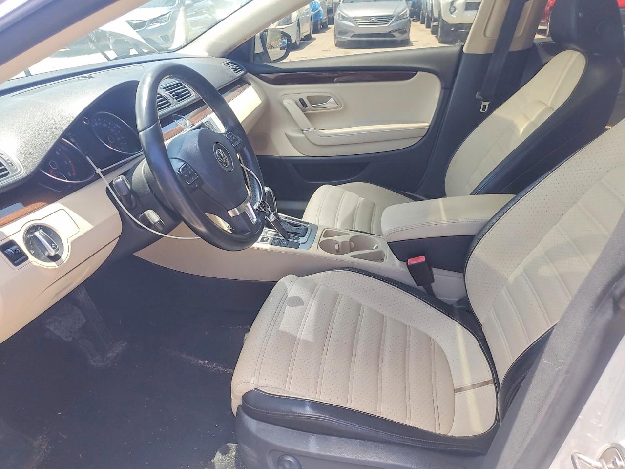 2012 Volkswagen Cc Luxury White vin: WVWHP7AN9CE549513