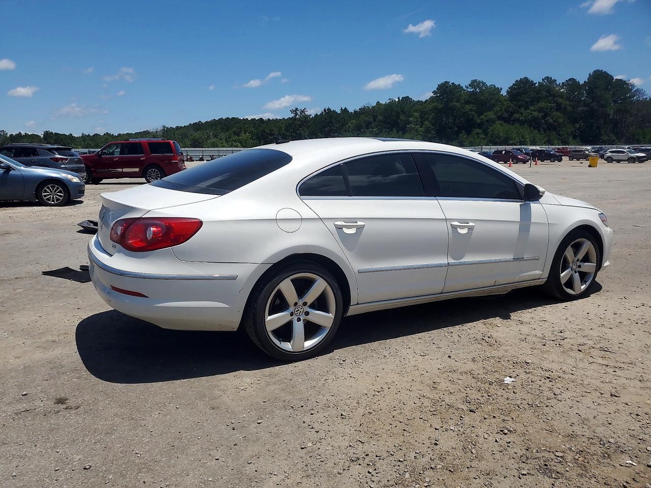 2012 Volkswagen Cc Luxury White vin: WVWHP7AN9CE549513