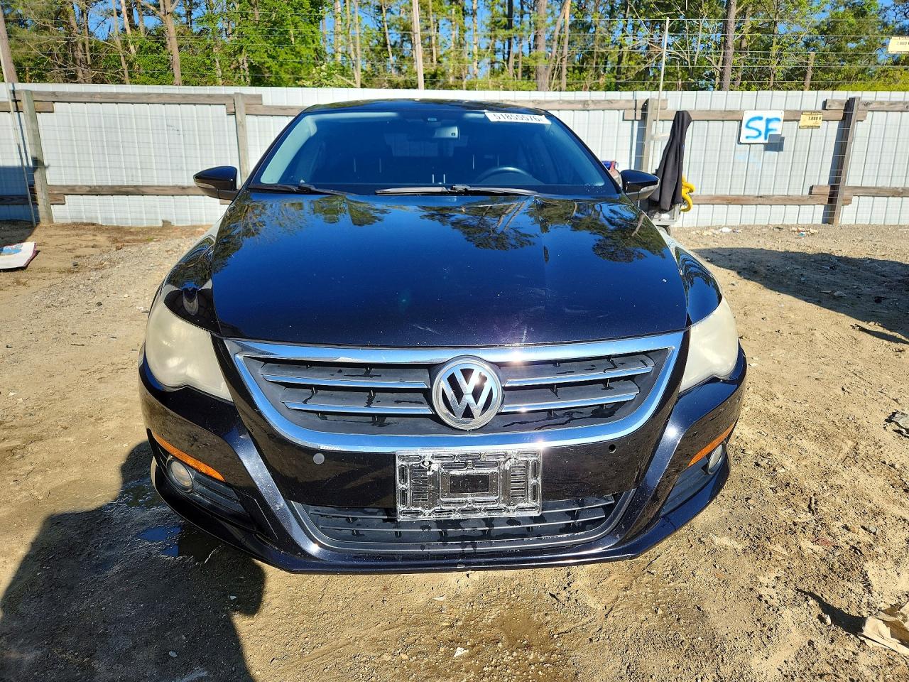 2012 Volkswagen Cc Luxury Black vin: WVWHP7ANXCE502328