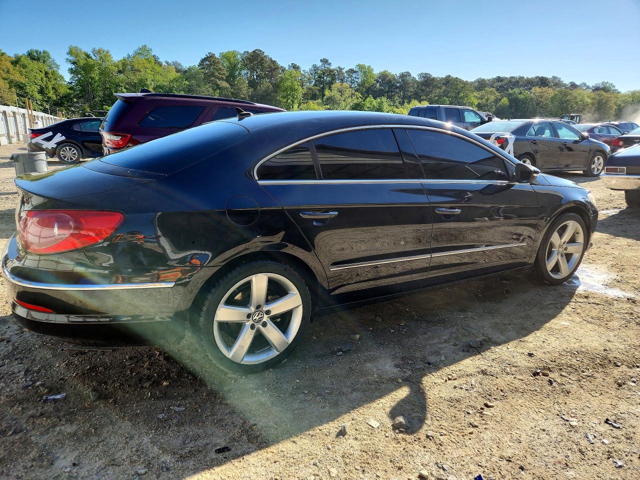 2012 Volkswagen Cc Luxury Black vin: WVWHP7ANXCE502328