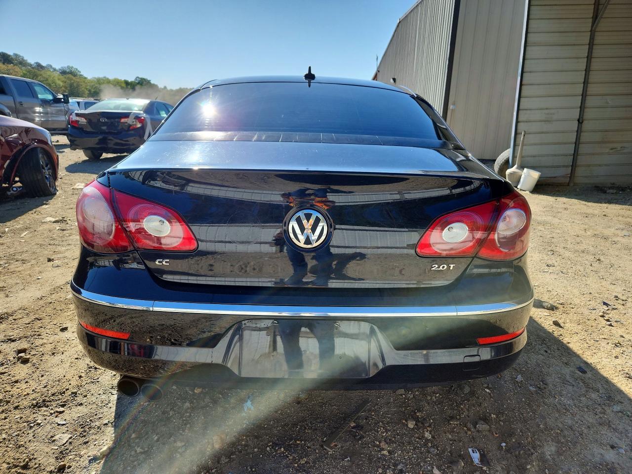 2012 Volkswagen Cc Luxury Black vin: WVWHP7ANXCE502328