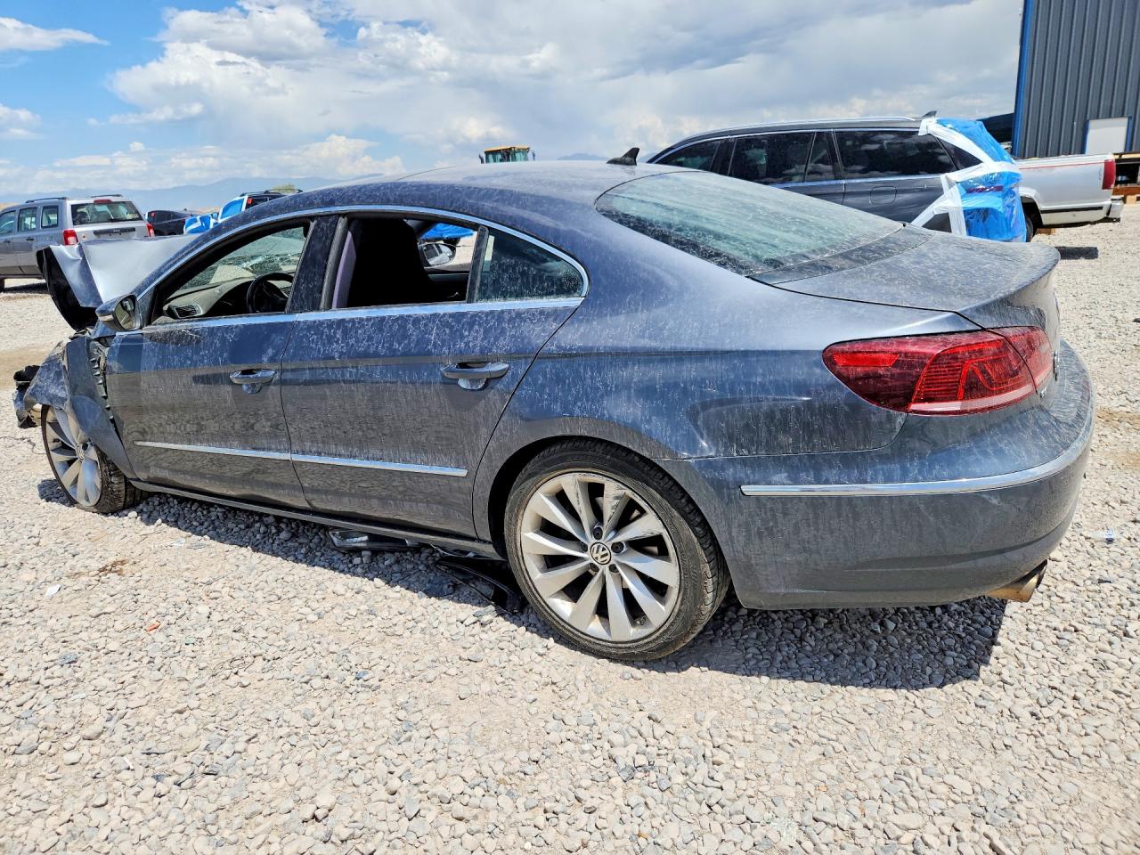 2013 Volkswagen Cc Luxury Gray vin: WVWHU7AN7DE508677