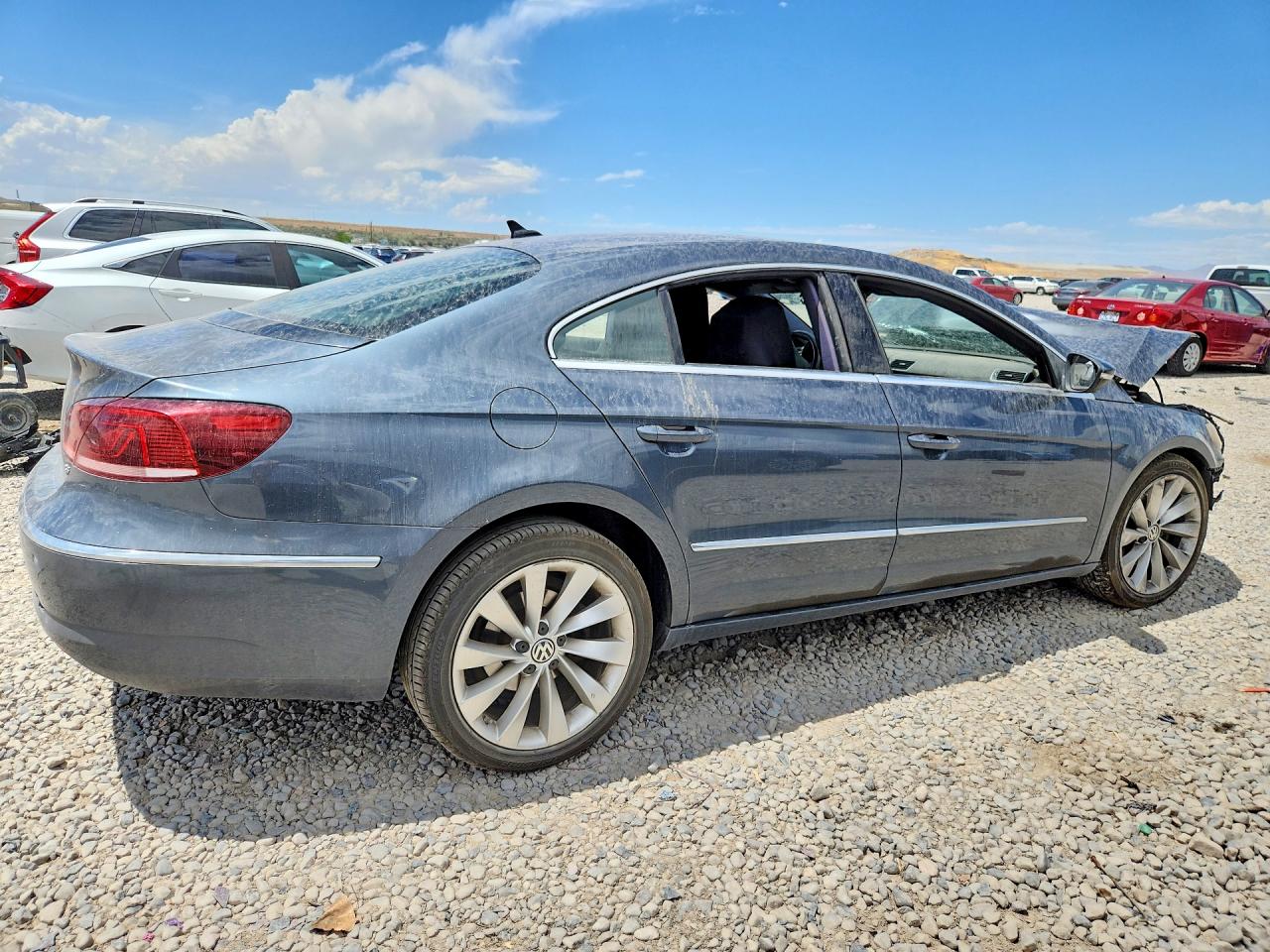 2013 Volkswagen Cc Luxury Gray vin: WVWHU7AN7DE508677