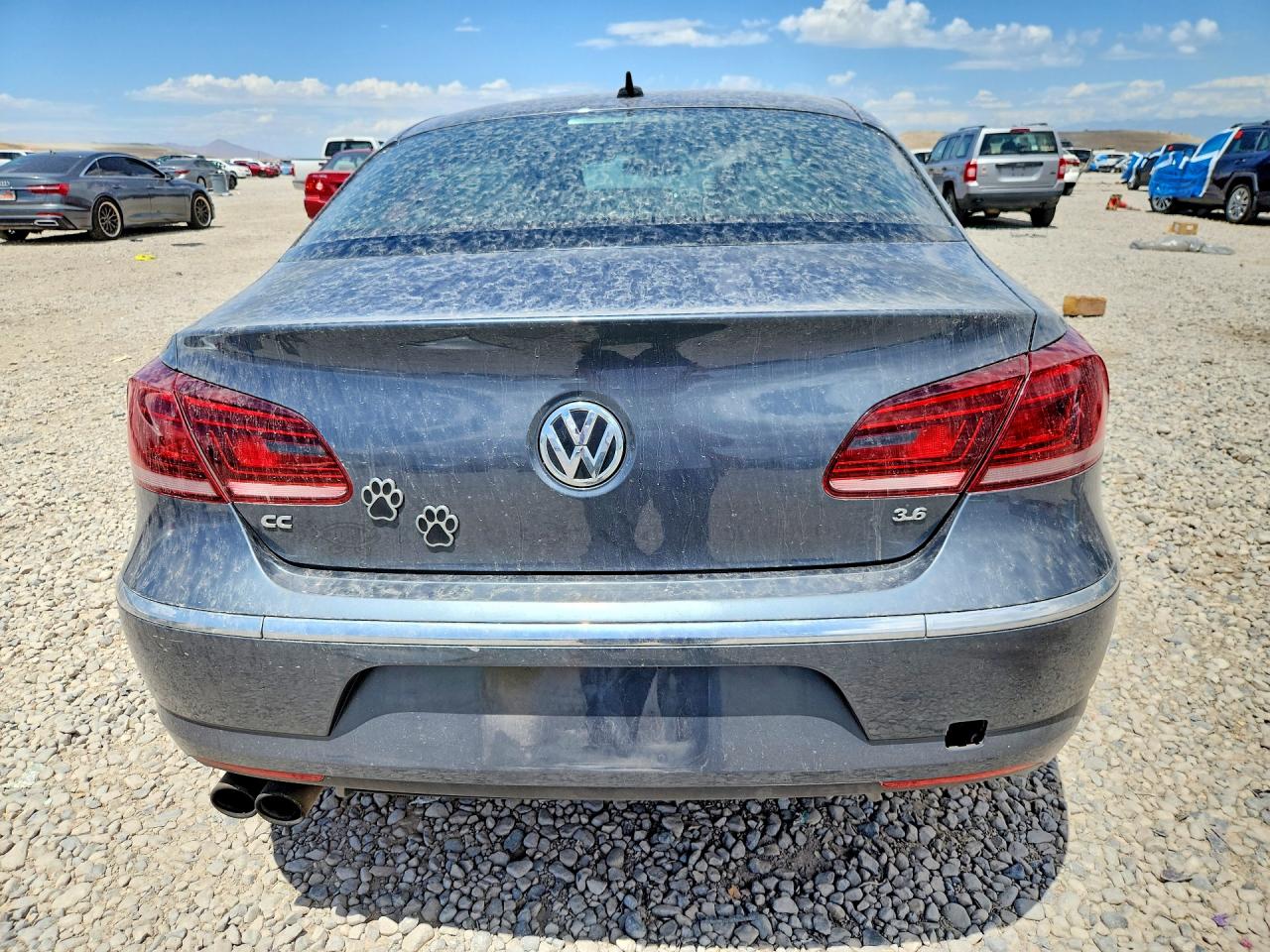 2013 Volkswagen Cc Luxury Gray vin: WVWHU7AN7DE508677