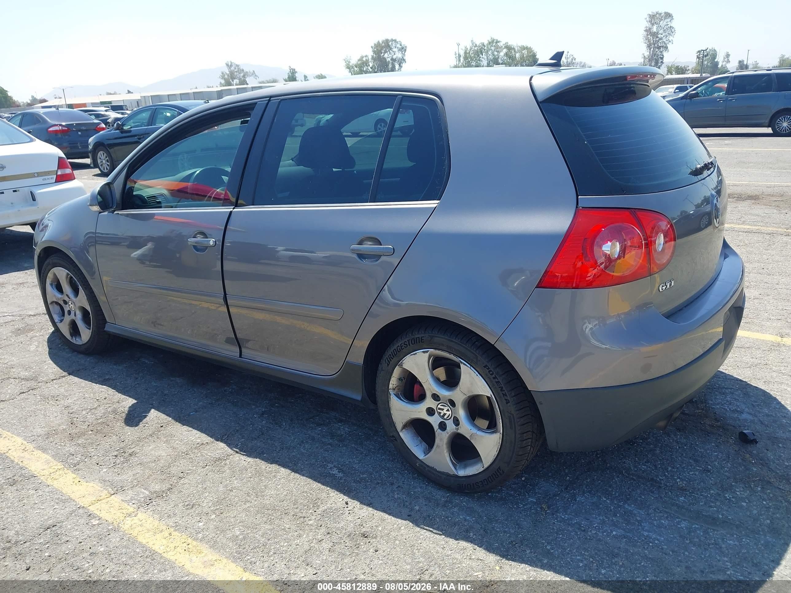 2008 Volkswagen Gti 4-door Gray vin: WVWHV71K28W099569