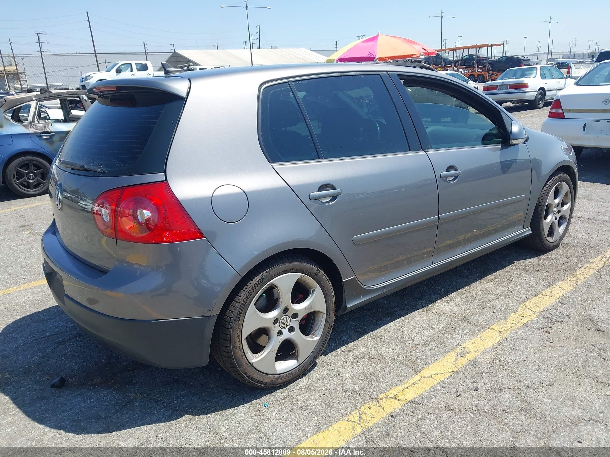 2008 Volkswagen Gti 4-door Gray vin: WVWHV71K28W099569