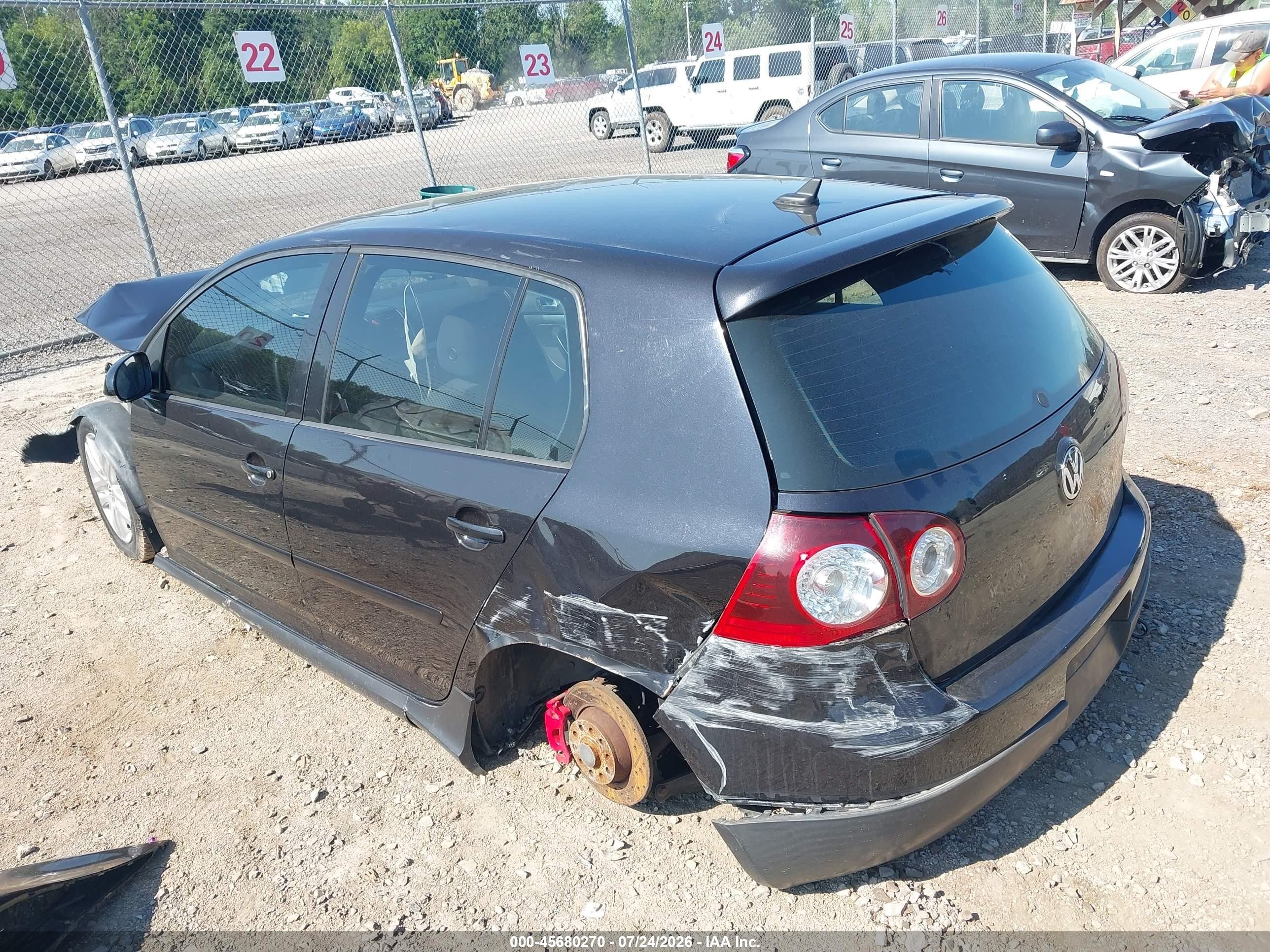 2008 Volkswagen Gti 4-door Black vin: WVWHV71K68W301331
