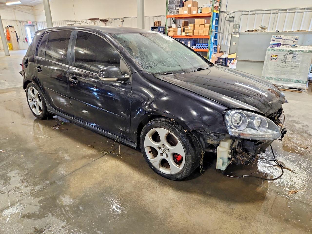 2008 Volkswagen Gti Black vin: WVWHV71K78W109934