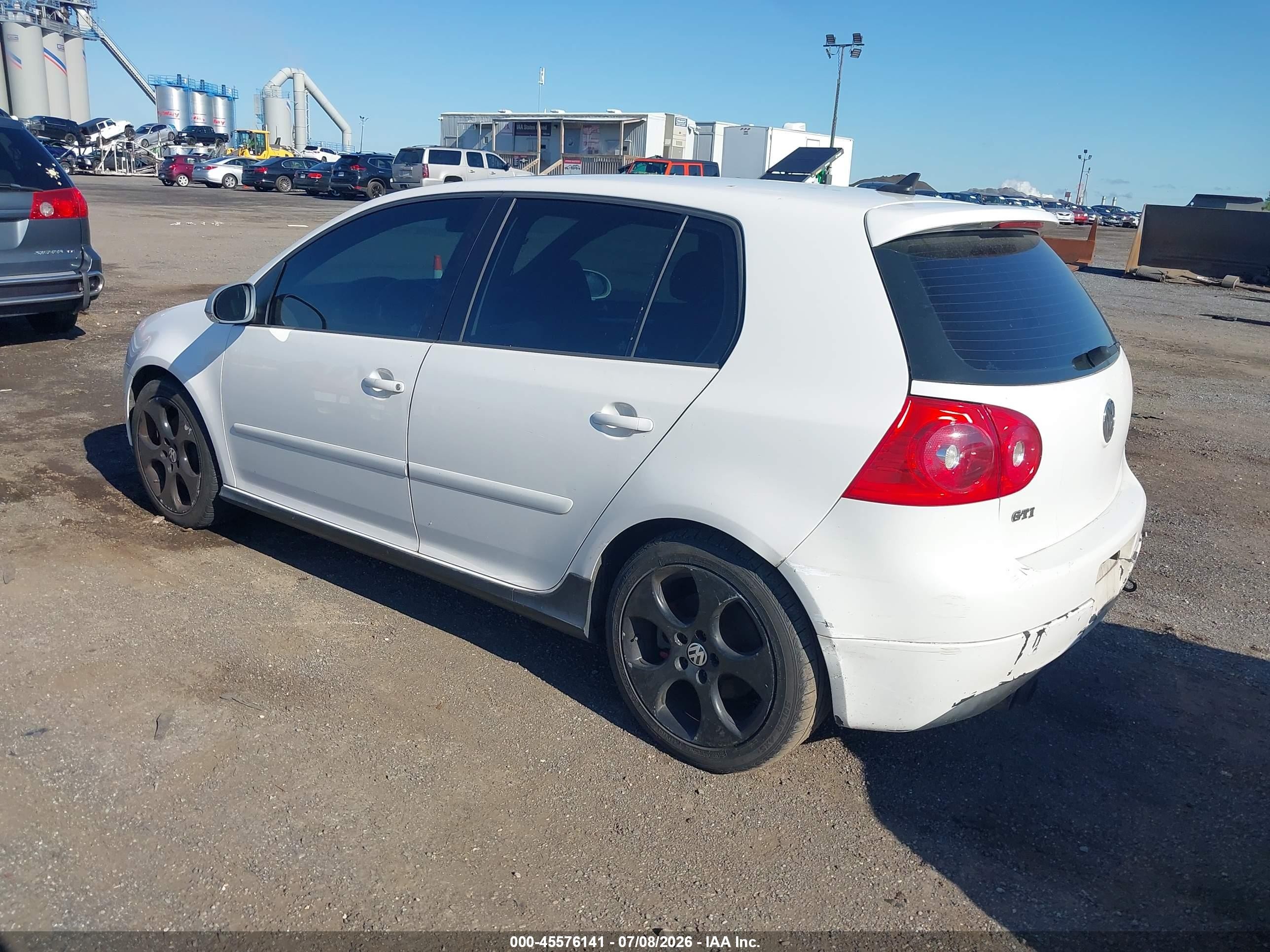 2008 Volkswagen Gti 4-door White vin: WVWHV71K78W230480