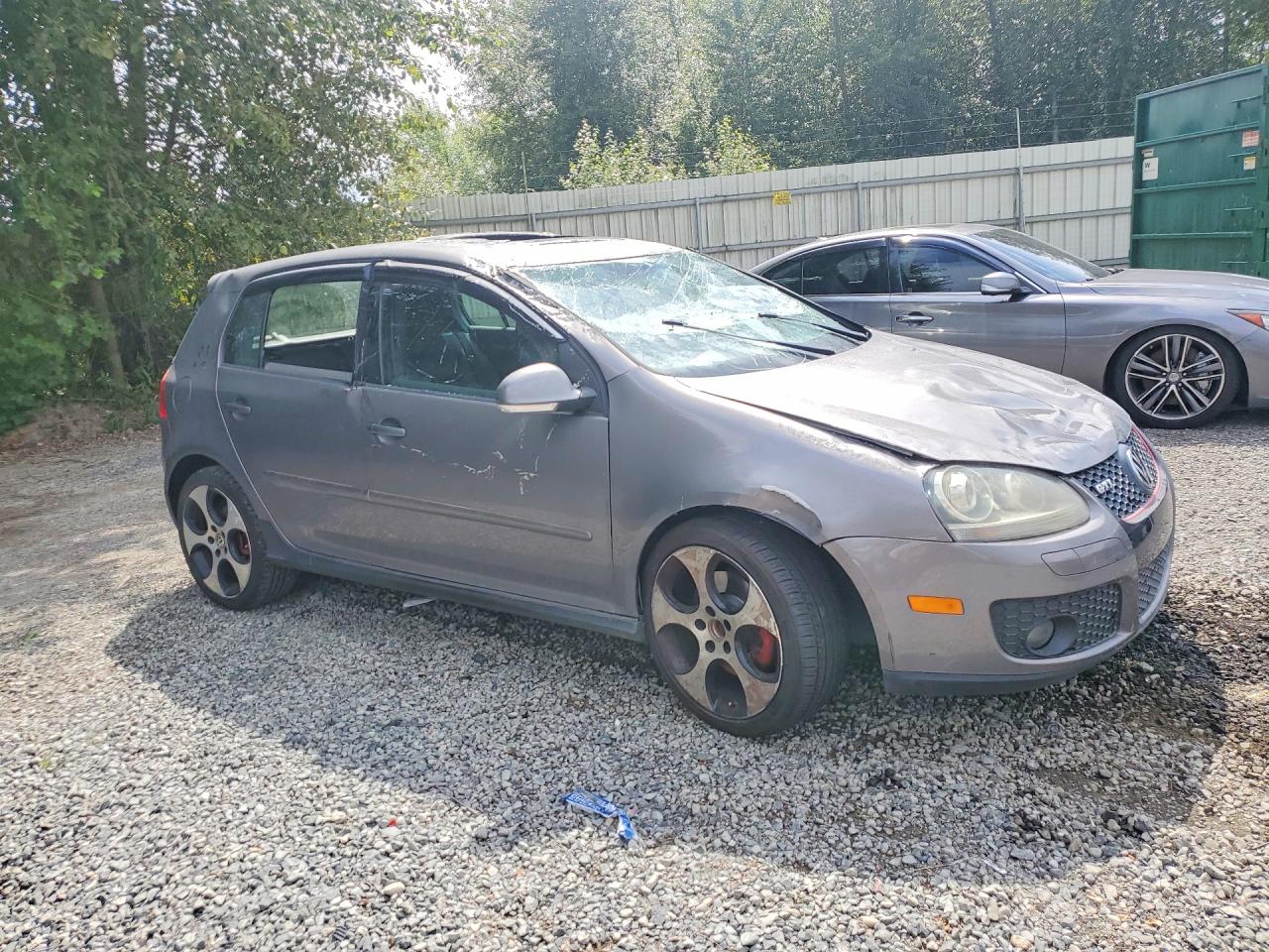 2007 Volkswagen New Gti Gray vin: WVWHV71K87W068292
