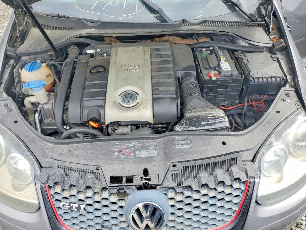 2007 Volkswagen New Gti Gray vin: WVWHV71K87W068292