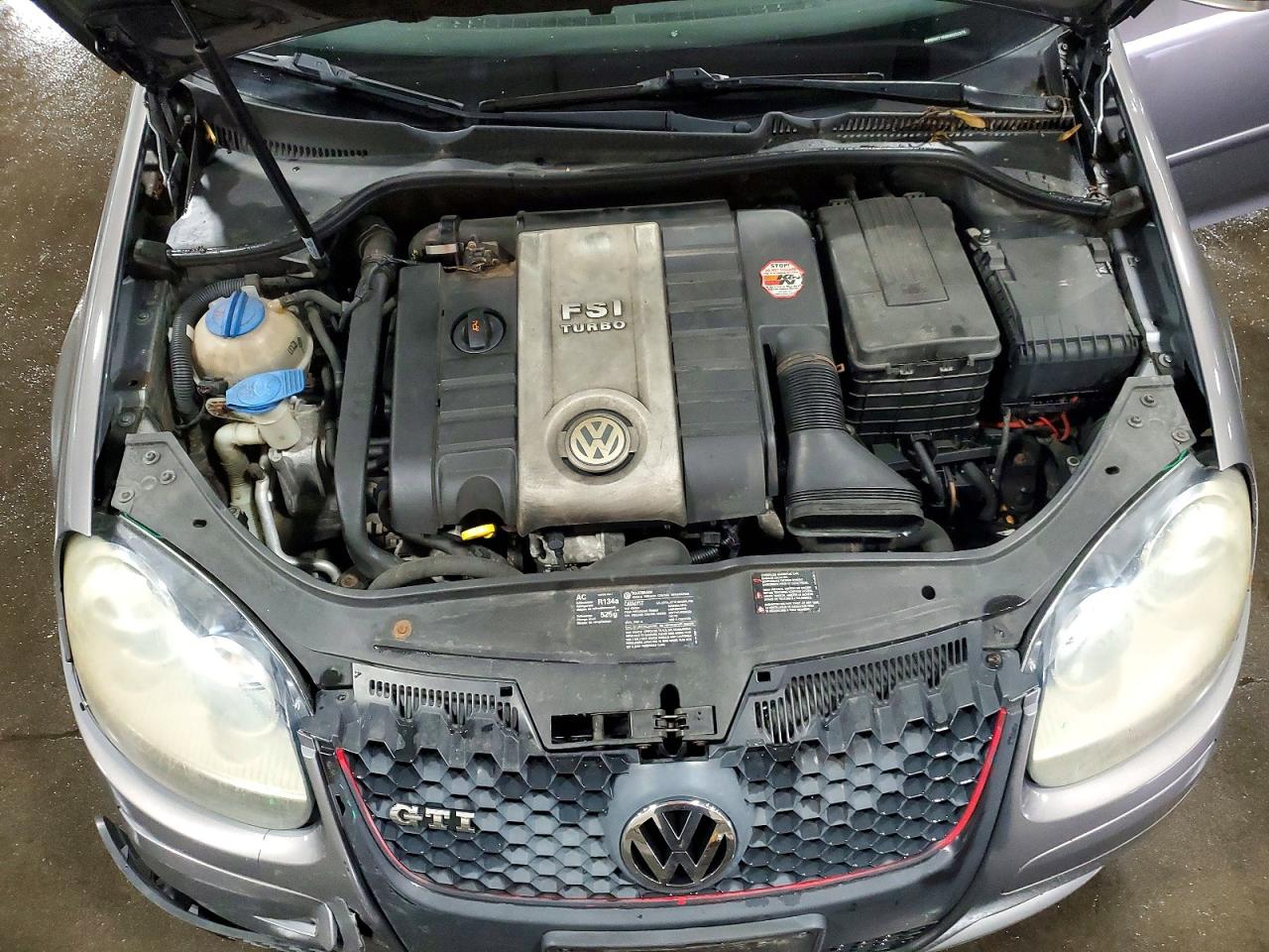 2008 Volkswagen Gti Gray vin: WVWHV71K88W032975