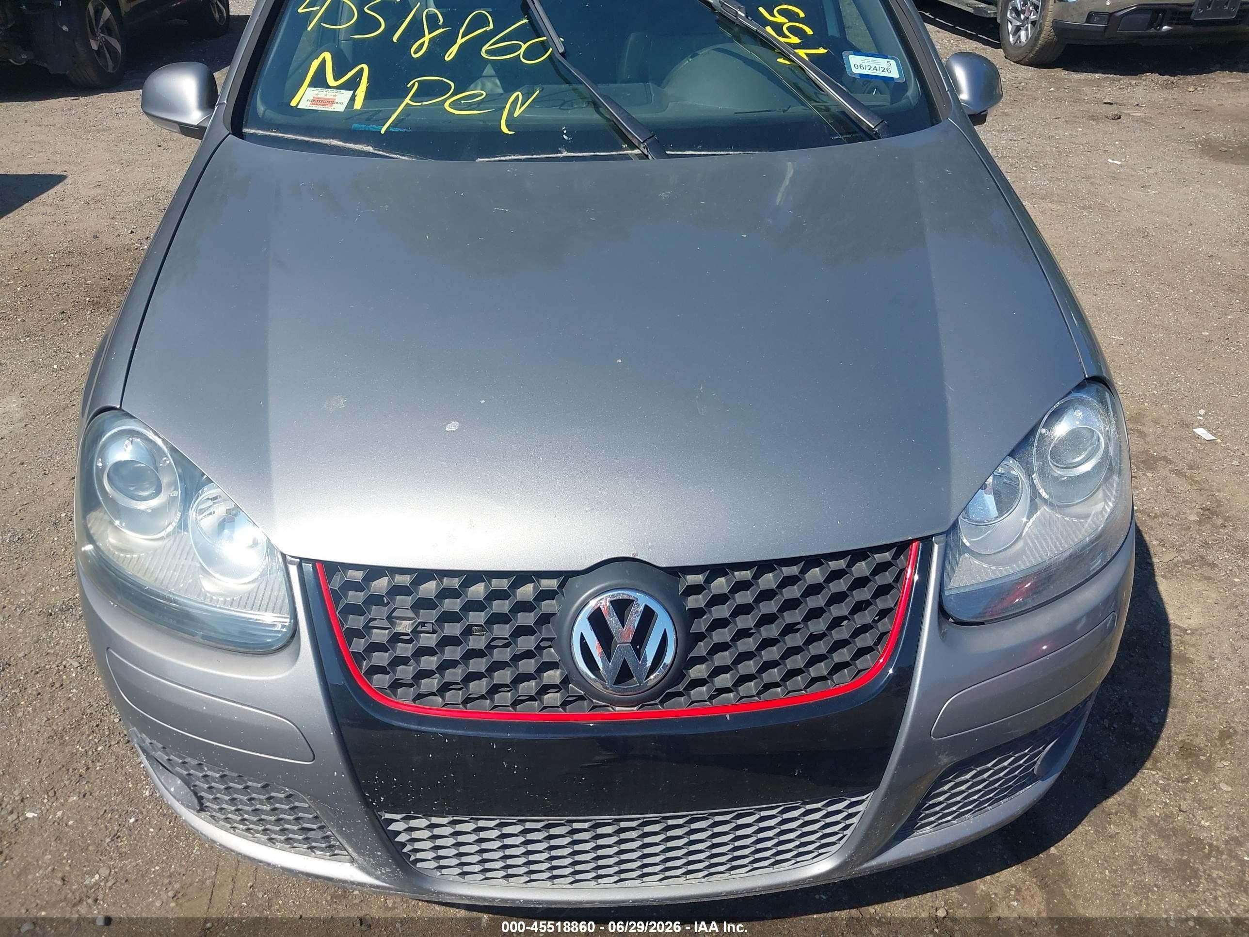 2009 Volkswagen Gti 4-door Gray vin: WVWHV71K99W140037