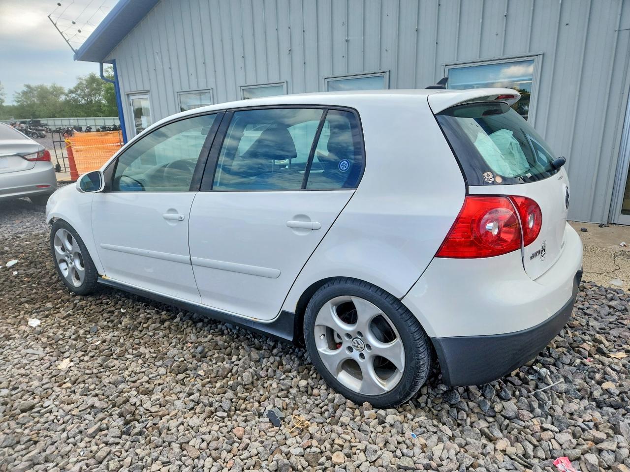 2009 Volkswagen Gti White vin: WVWHV71KX9W111792