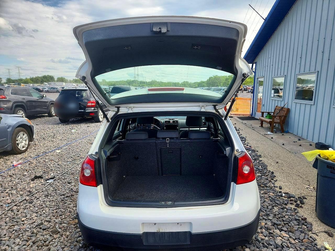 2009 Volkswagen Gti White vin: WVWHV71KX9W111792