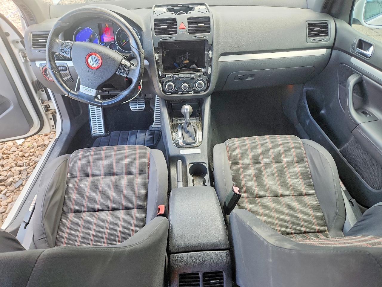 2009 Volkswagen Gti White vin: WVWHV71KX9W111792