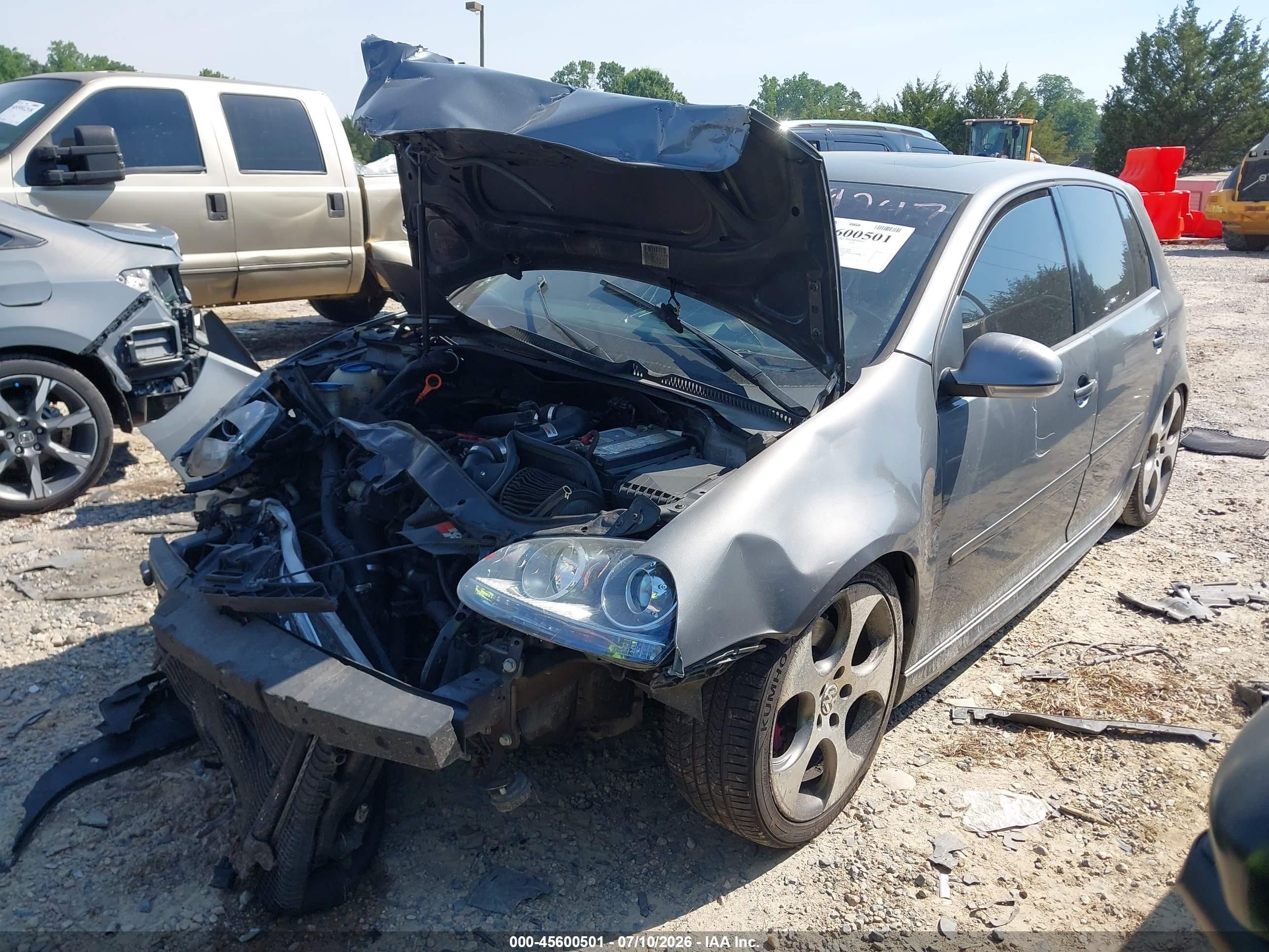 2009 Volkswagen Gti 4-door Gray vin: WVWHV71KX9W149247