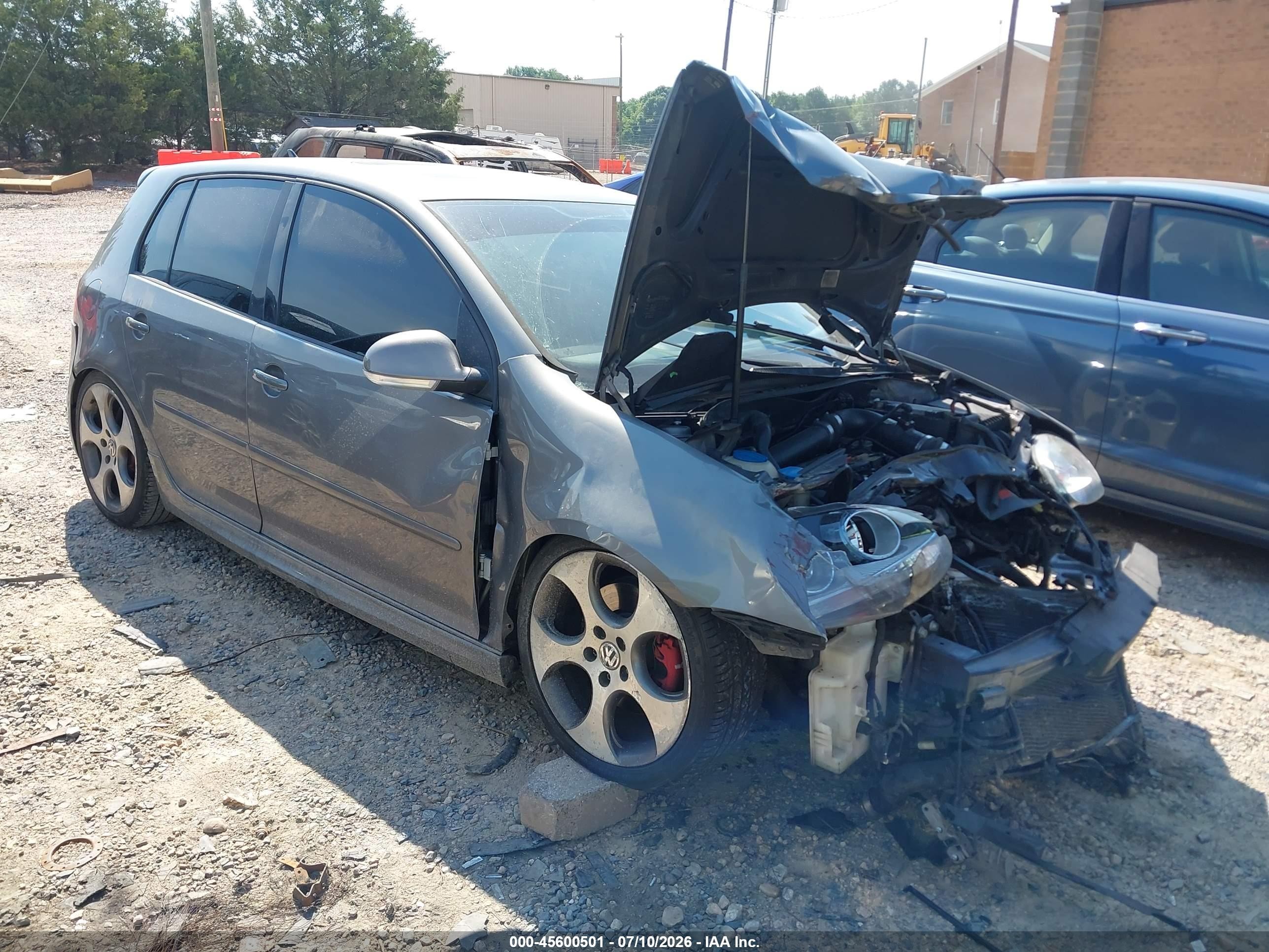 2009 Volkswagen Gti 4-door Серый vin: WVWHV71KX9W149247