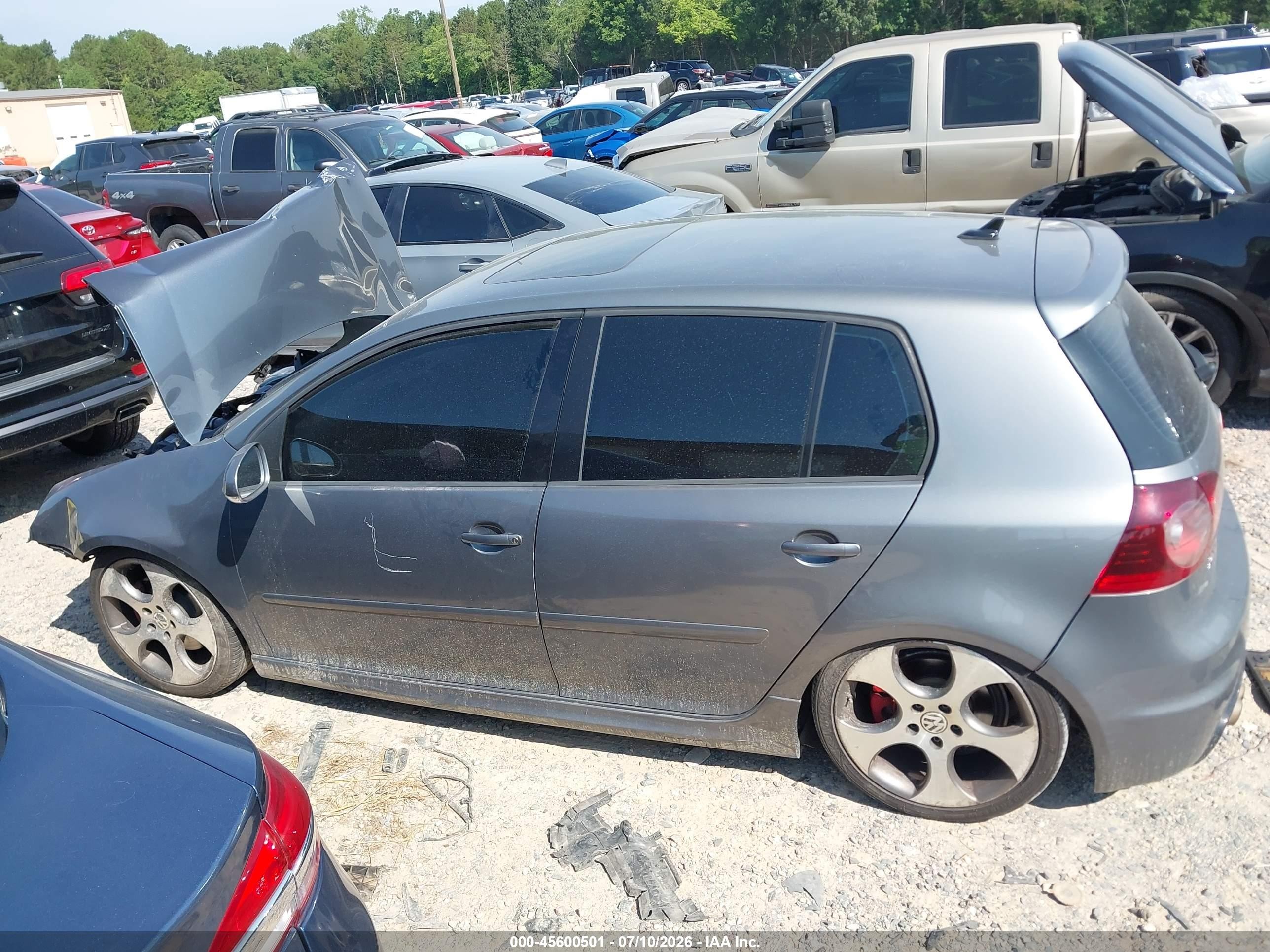 2009 Volkswagen Gti 4-door Gray vin: WVWHV71KX9W149247