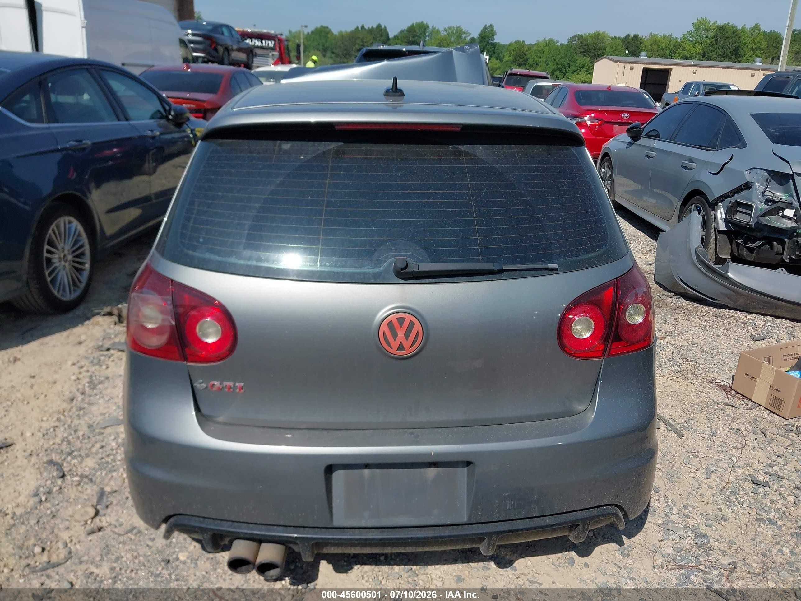 2009 Volkswagen Gti 4-door Gray vin: WVWHV71KX9W149247