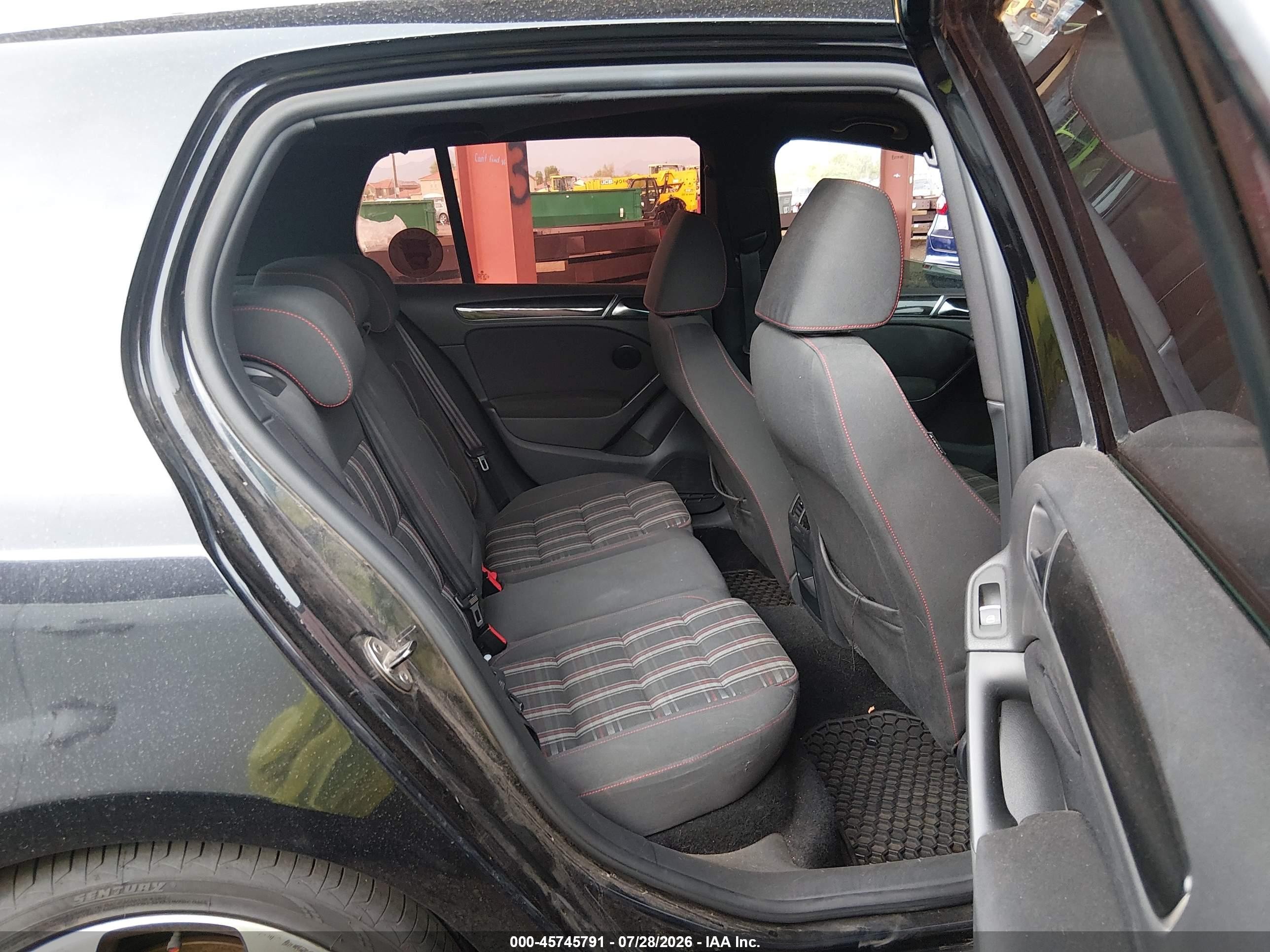2010 Volkswagen Gti 4-door Black vin: WVWHV7AJ0AW236912