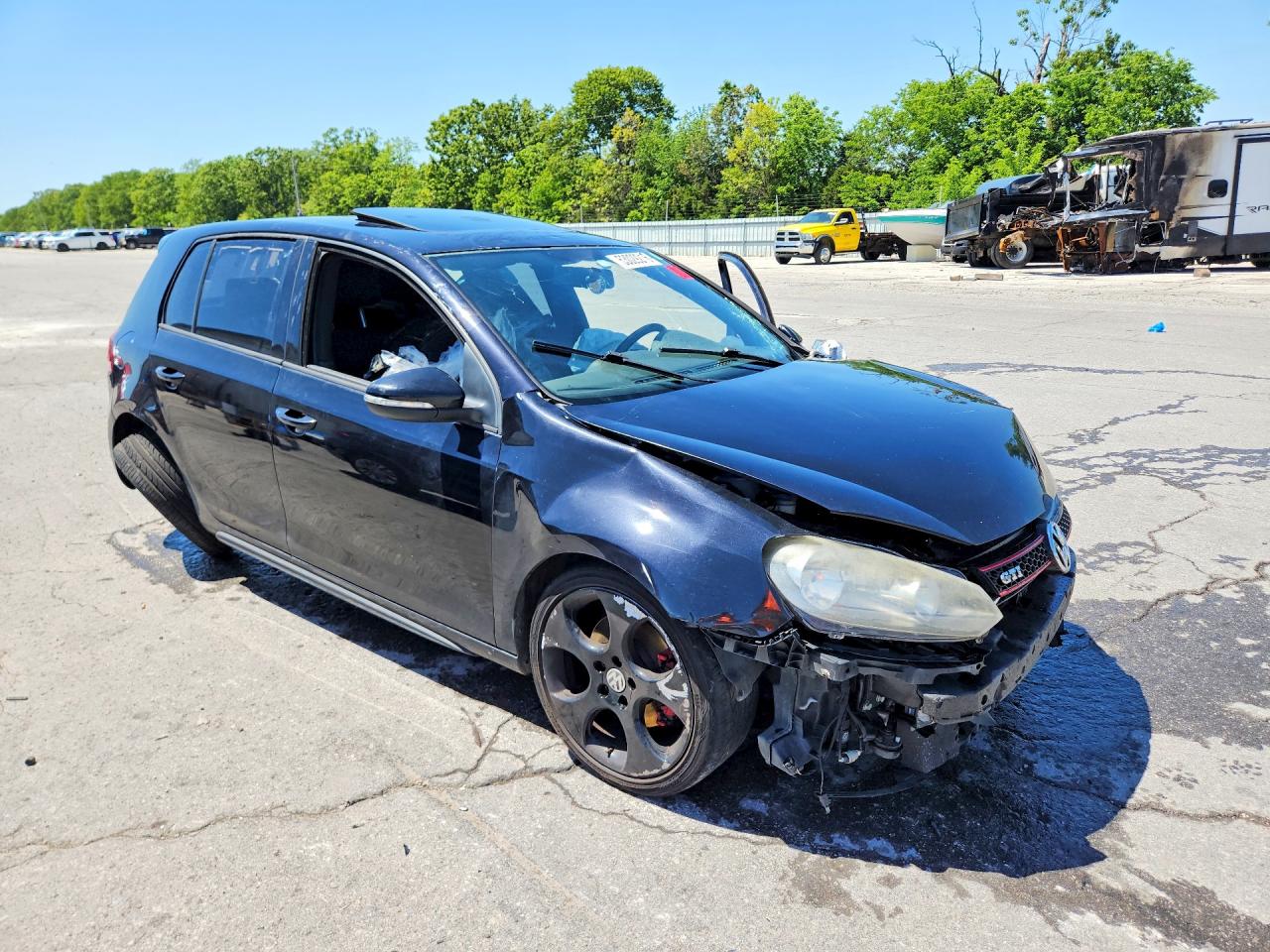 2011 Volkswagen Gti Black vin: WVWHV7AJ0BW169052
