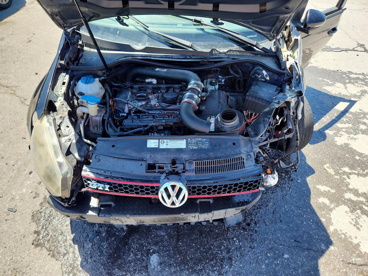 2011 Volkswagen Gti Black vin: WVWHV7AJ0BW169052