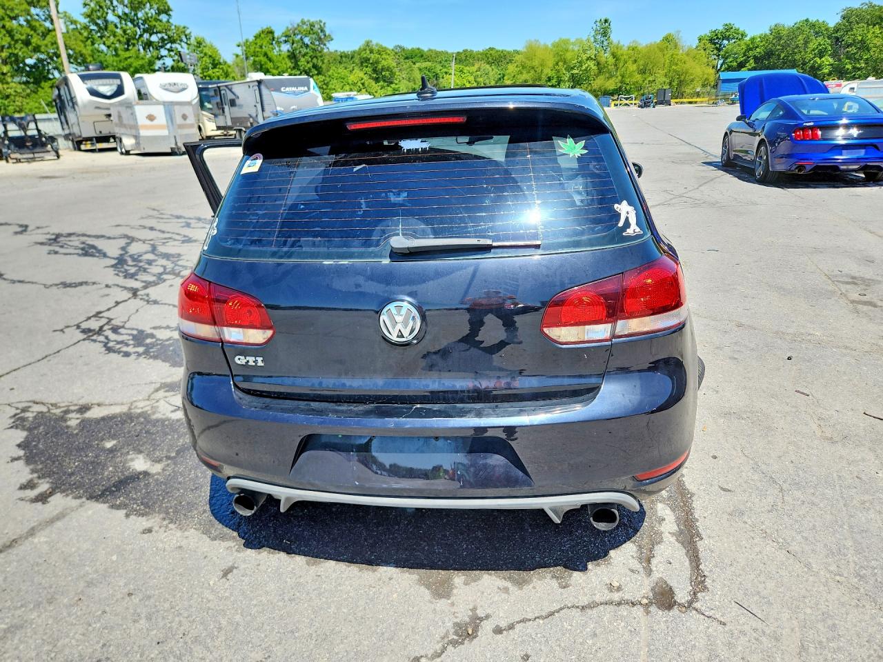 2011 Volkswagen Gti Black vin: WVWHV7AJ0BW169052